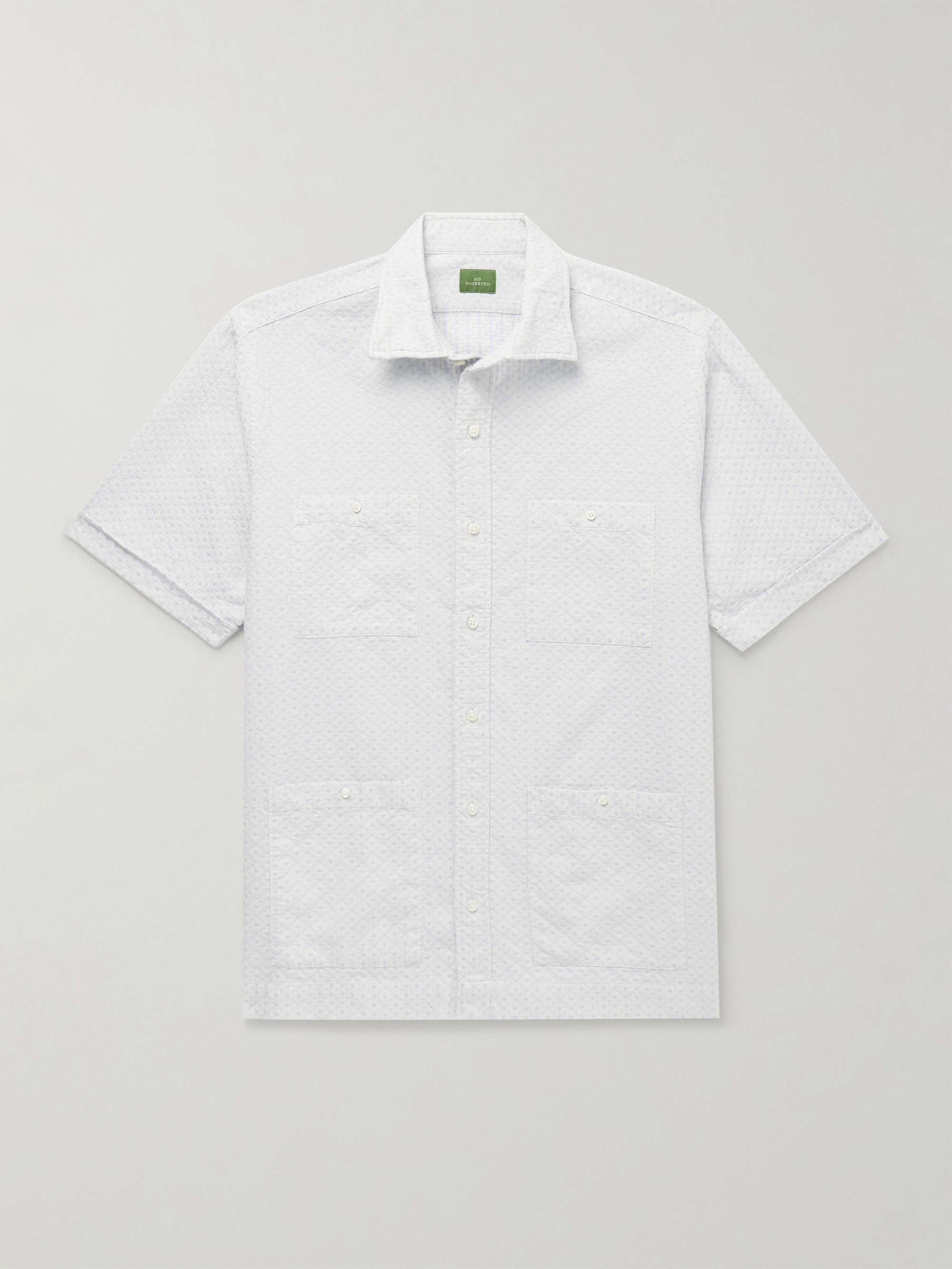 Marquez Embroidered Cotton-Voile Shirt view