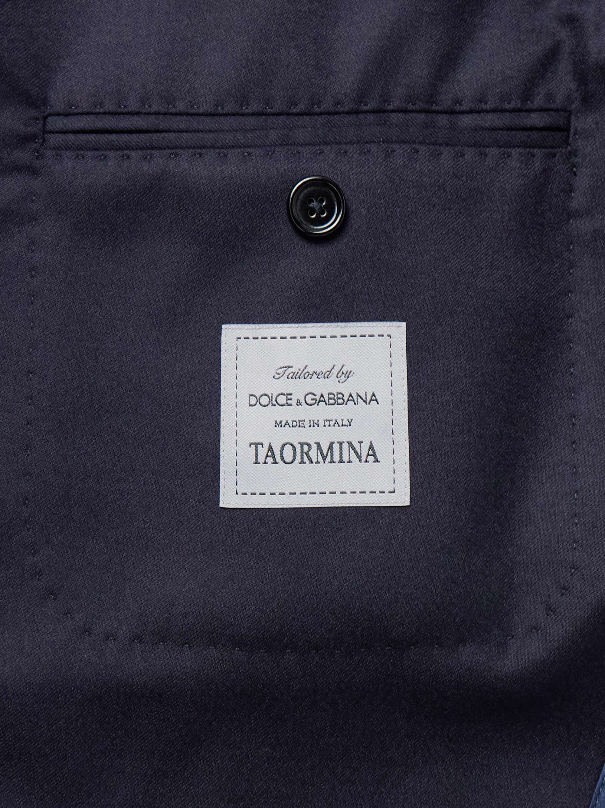 Taormina Unstructured Wool-Flannel Blazer view