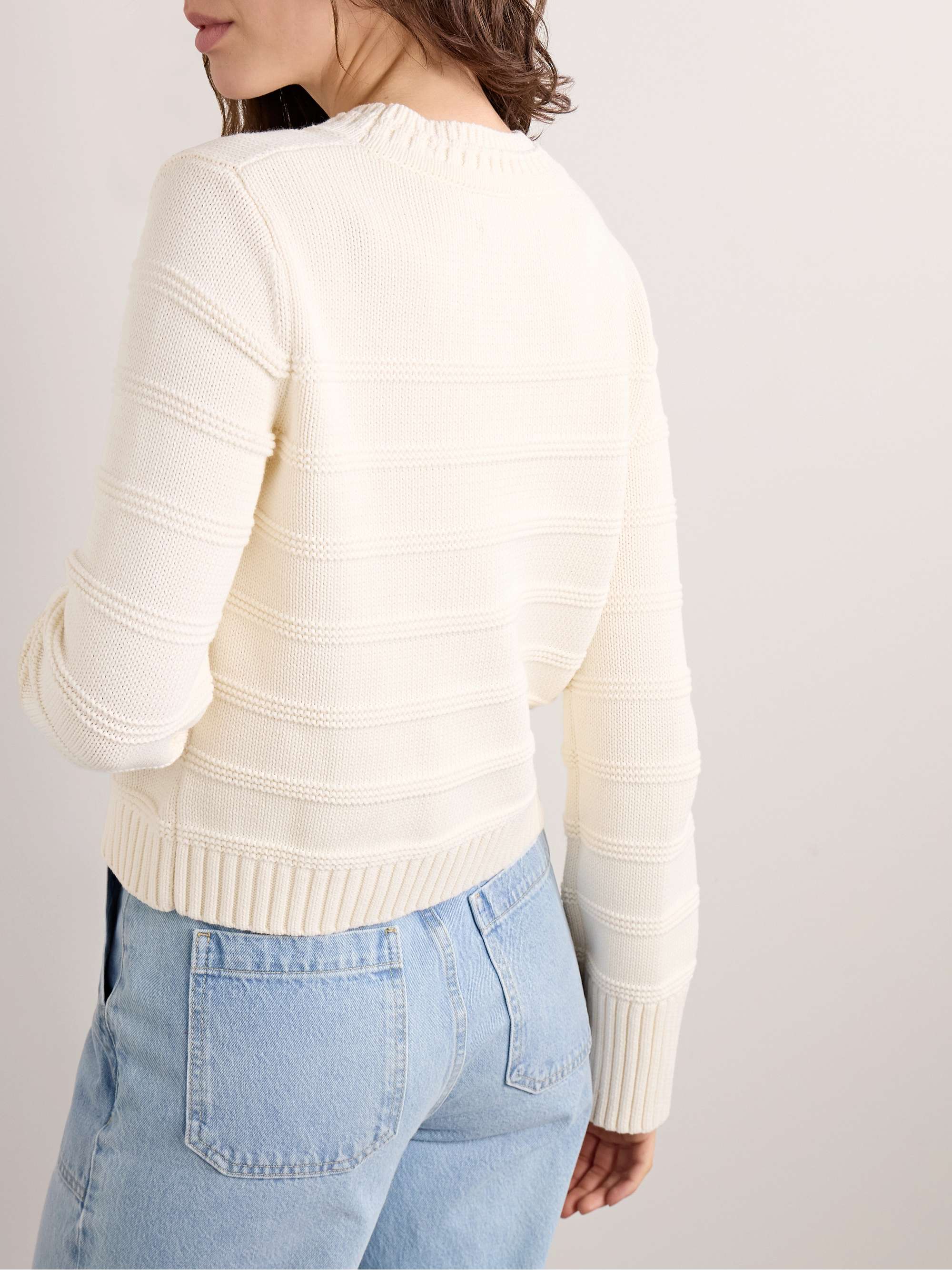 Jill striped cotton sweater view