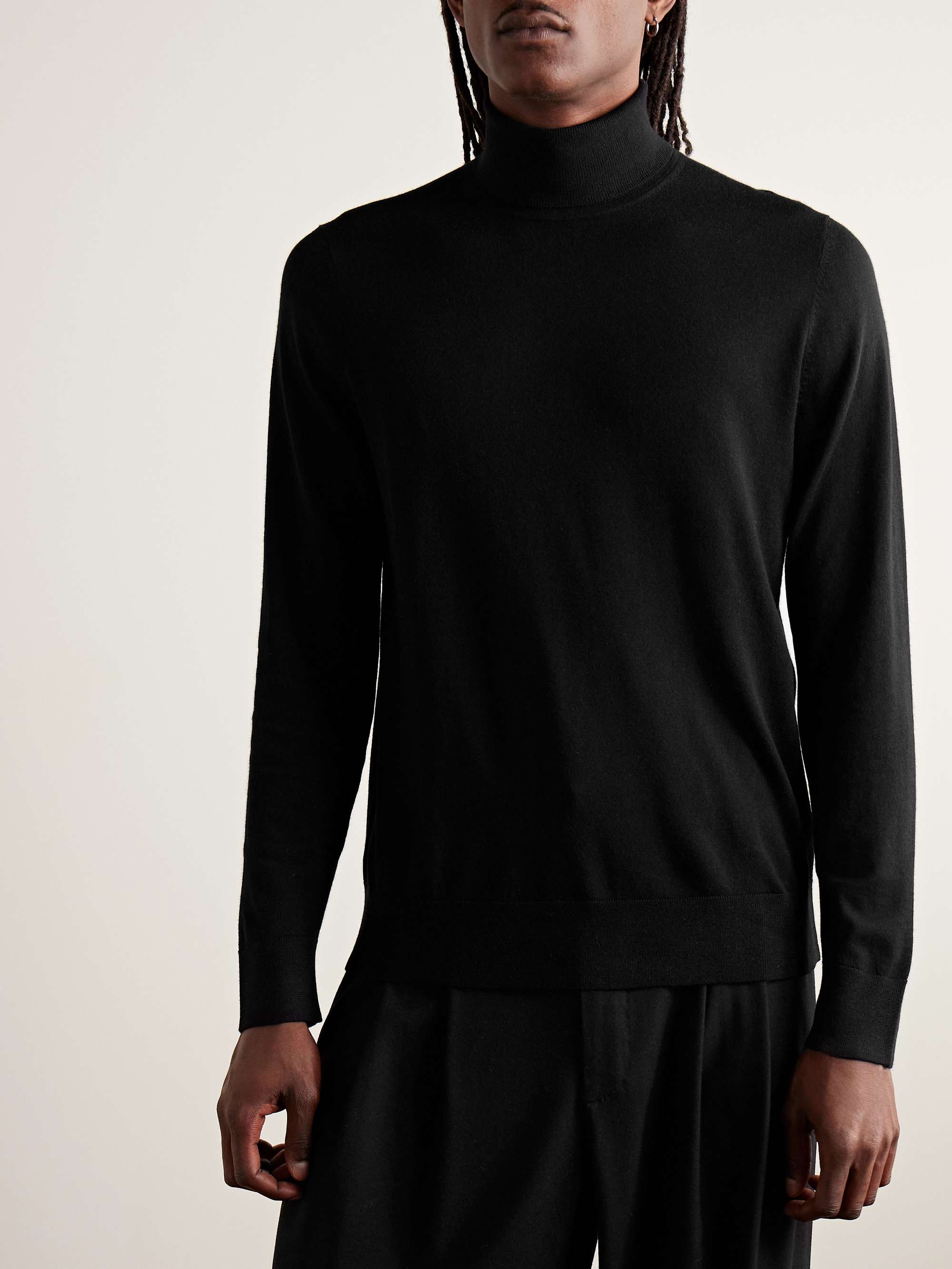 Jermaine Slim-Fit Merino Wool Rollneck Sweater view