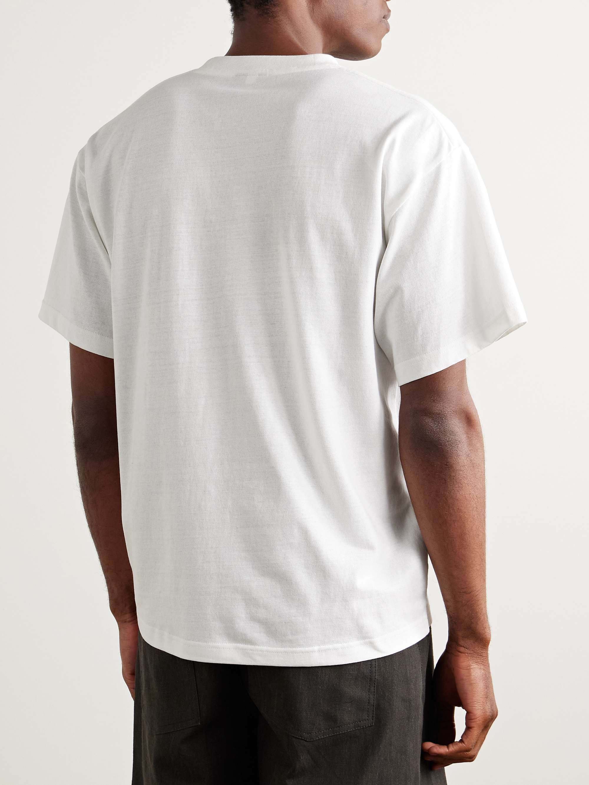 Logo-Print Cotton-Blend Jersey T-Shirt view