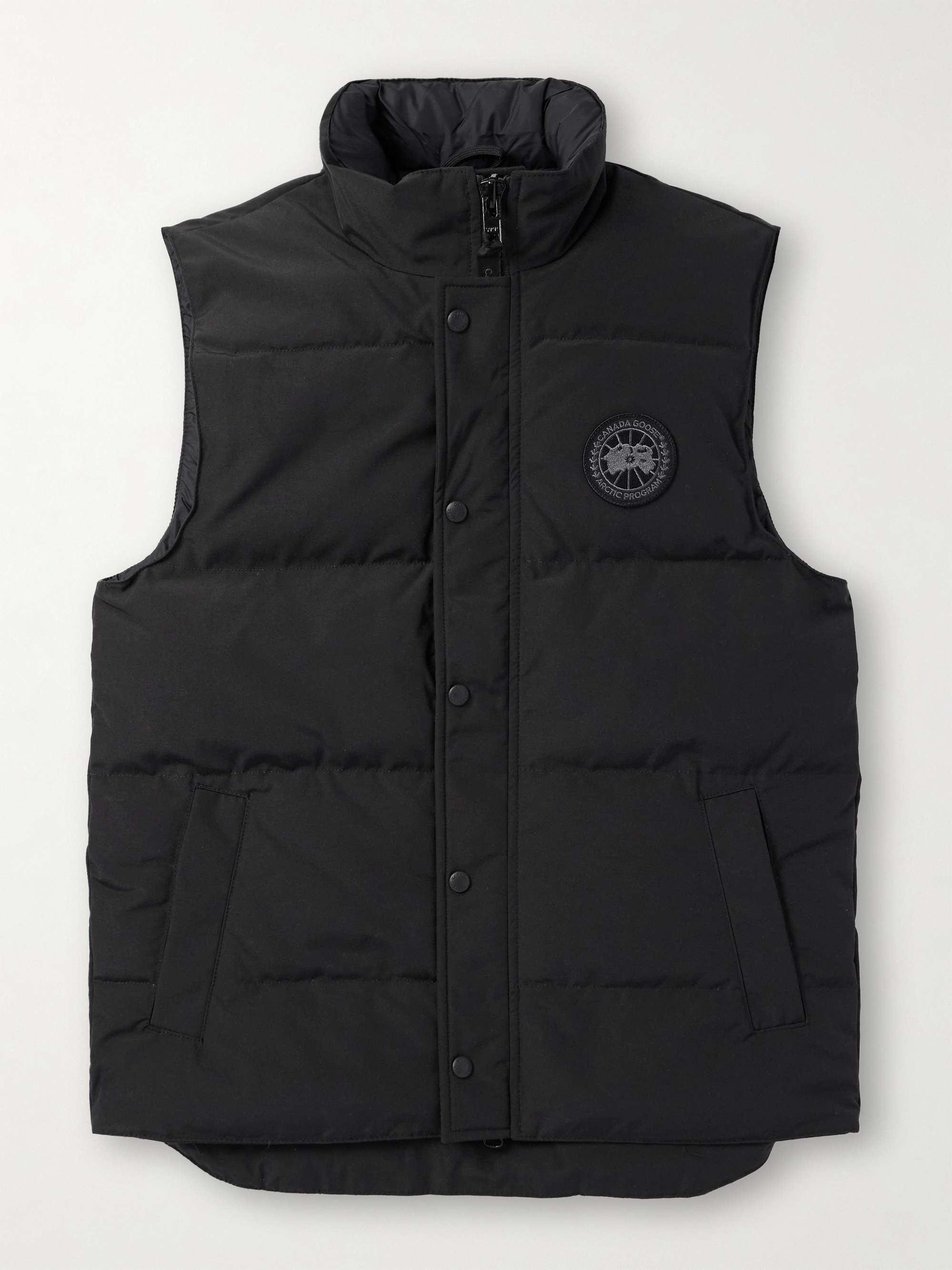 Black Label Garson Quilted Shell Down Gilet view