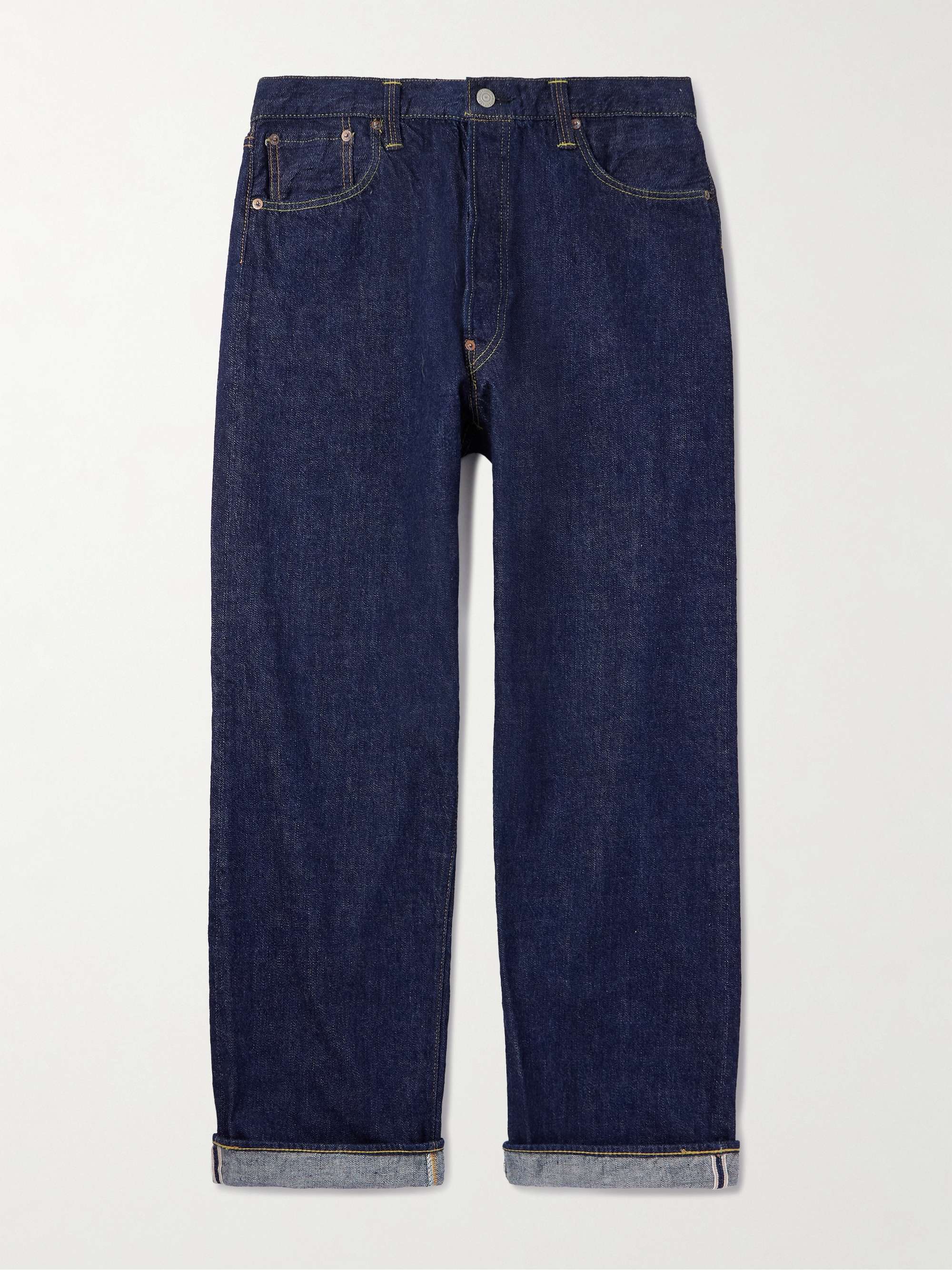 Grand Dad's Straight-Leg Selvedge Jeans view
