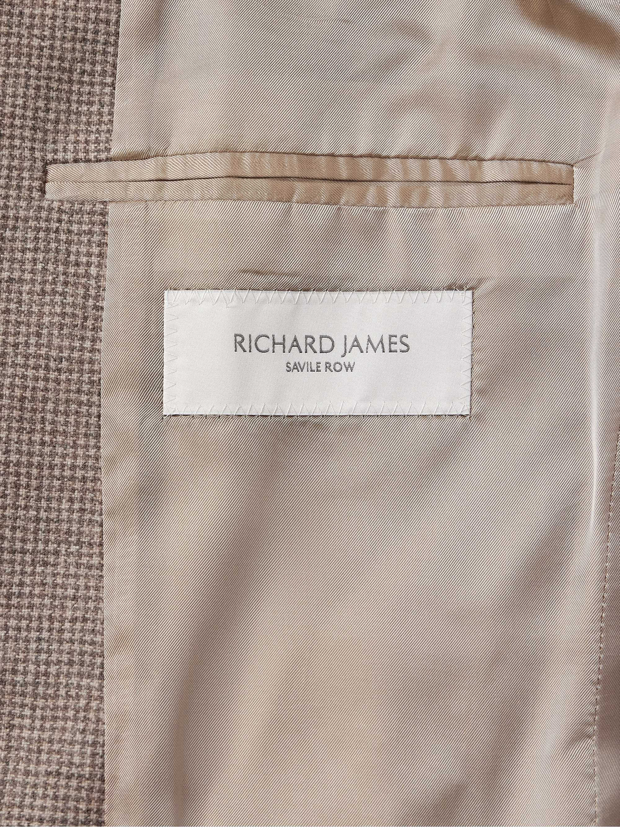 Hyde Slim-Fit Puppytooth Wool Blazer view