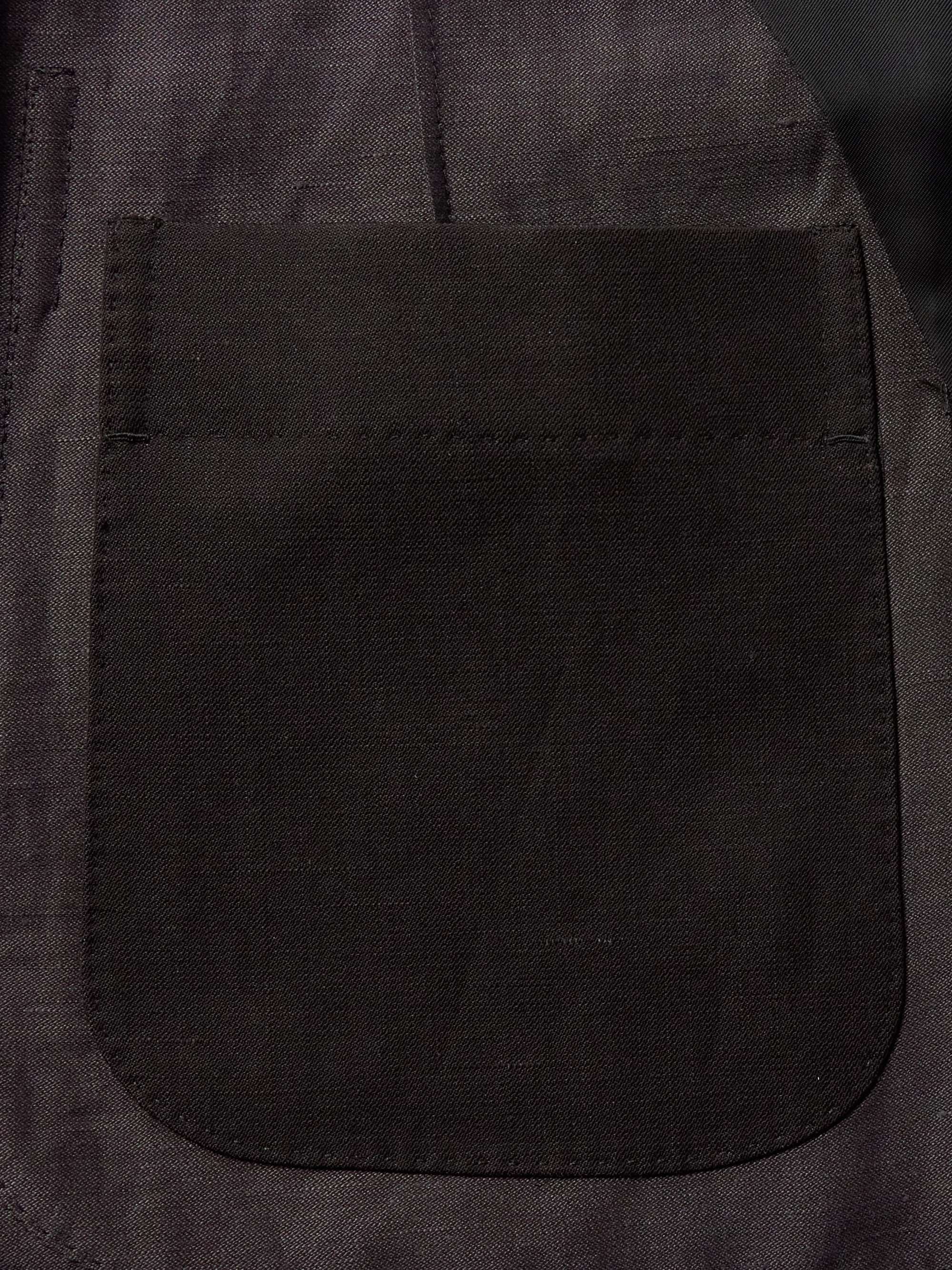 Slim-Fit Wool and Linen-Blend Suit Jacket view