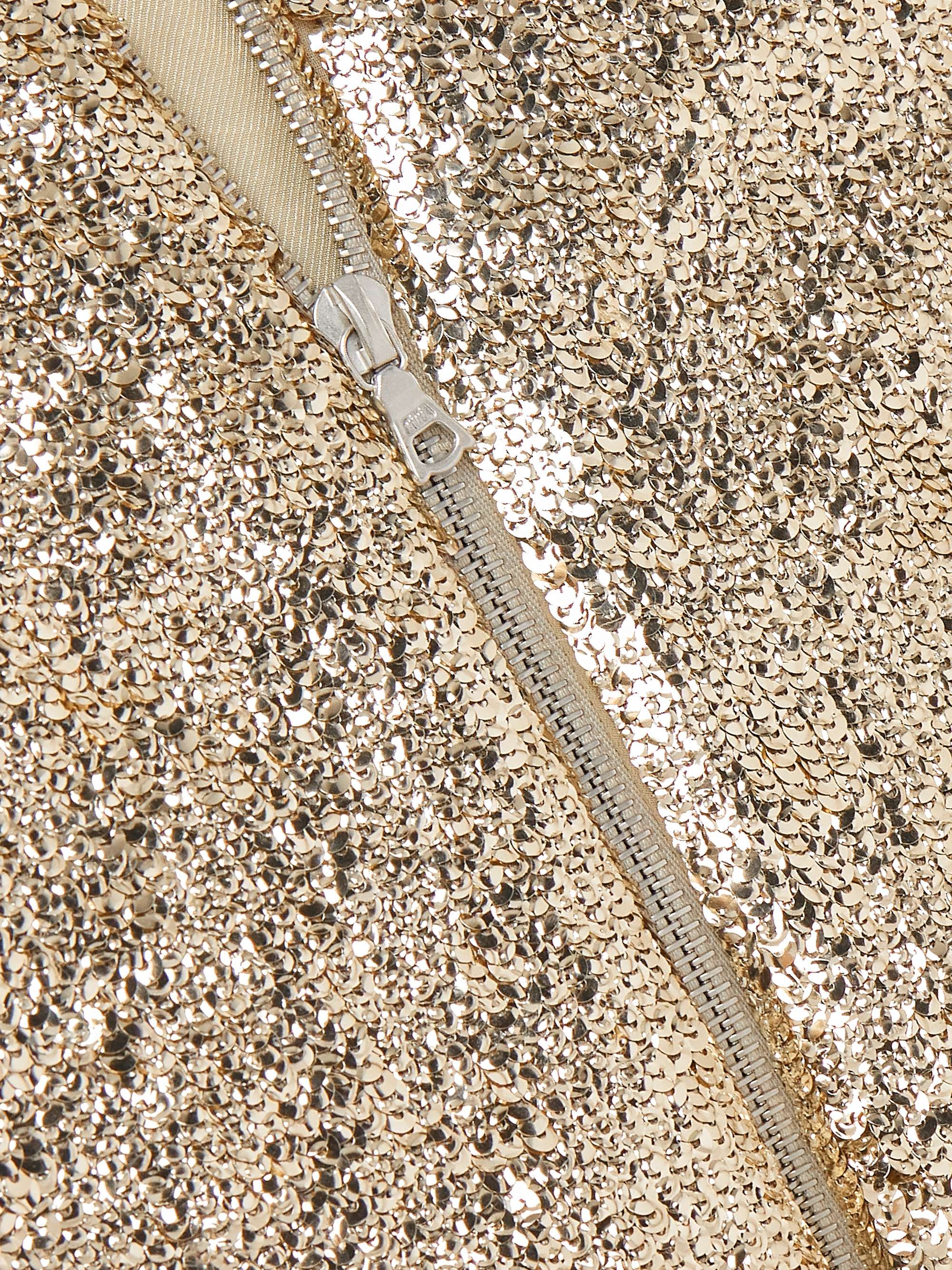 Sequinned Crepe Bomber Jacket view