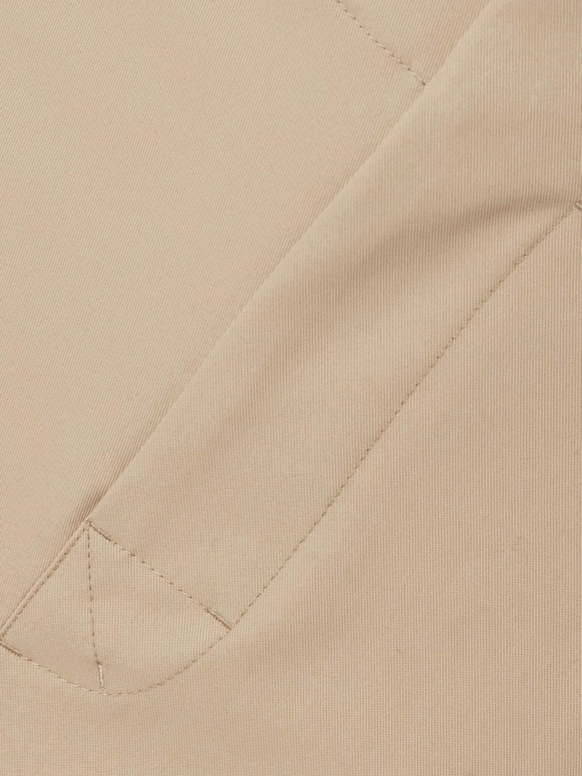 Cotton-twill barrel-leg pants view