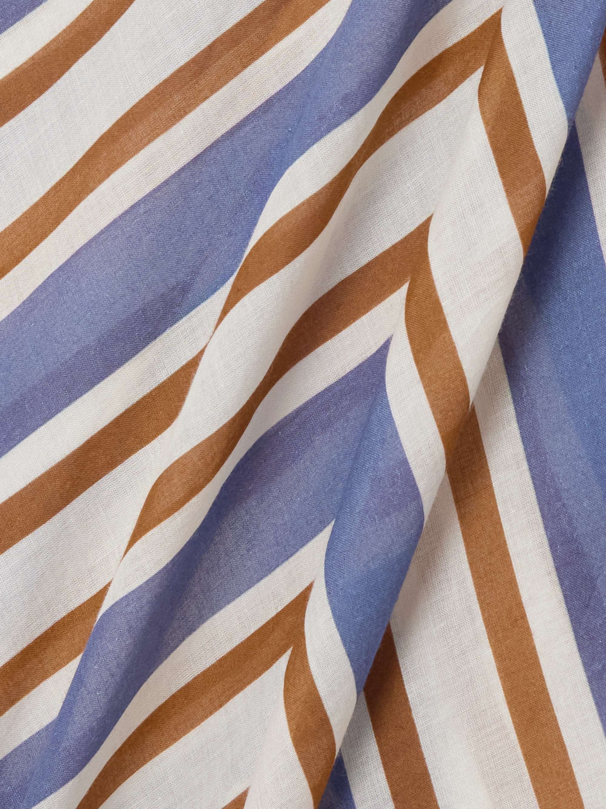 Sailor Summer striped cotton-voile kaftan view