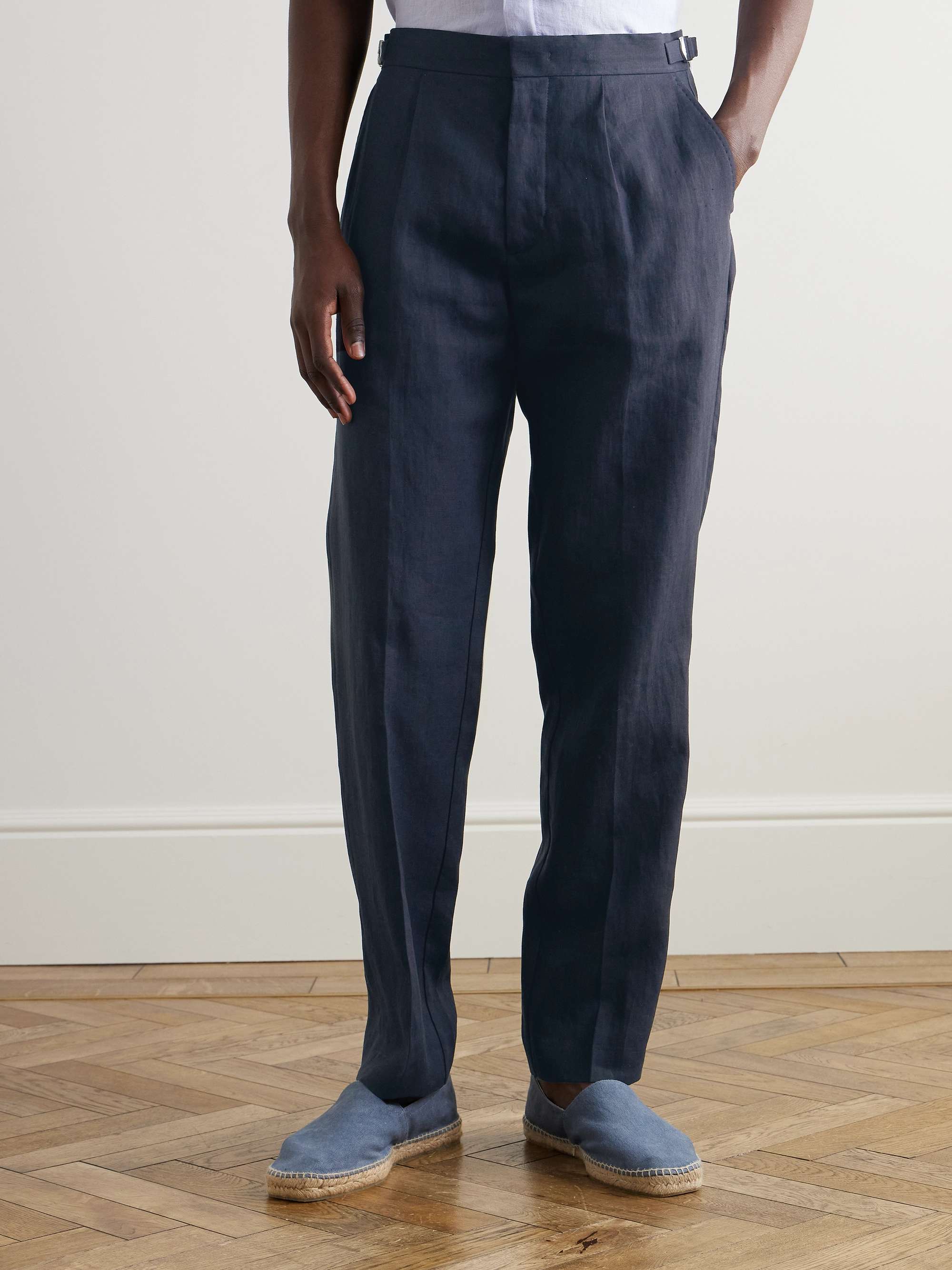 Carsyn Tapered Linen Trousers view