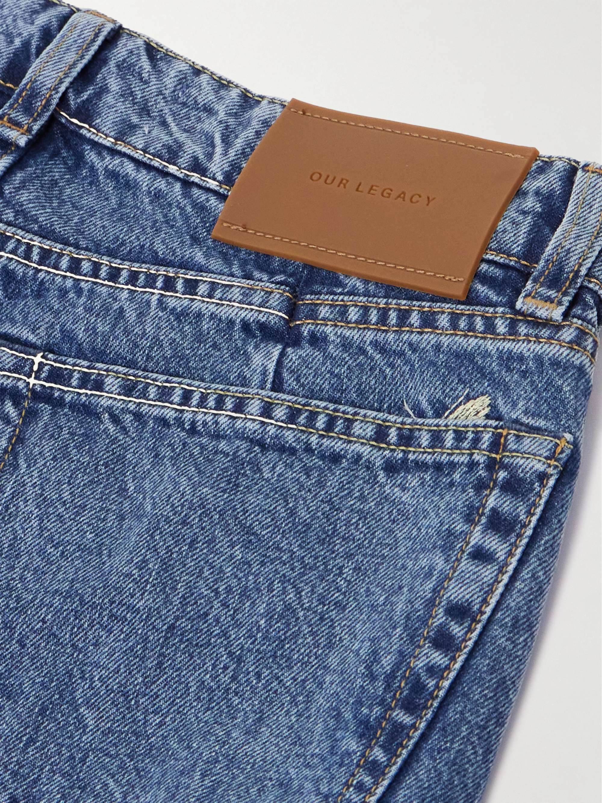 Treble Cut embroidered low-rise boyfriend jeans view
