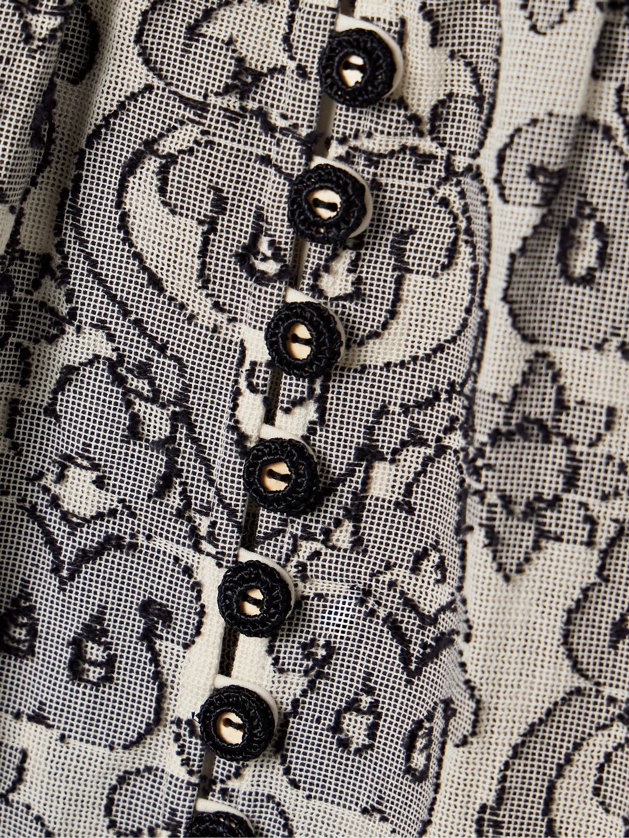 Wylie belted embroidered cotton mini dress view