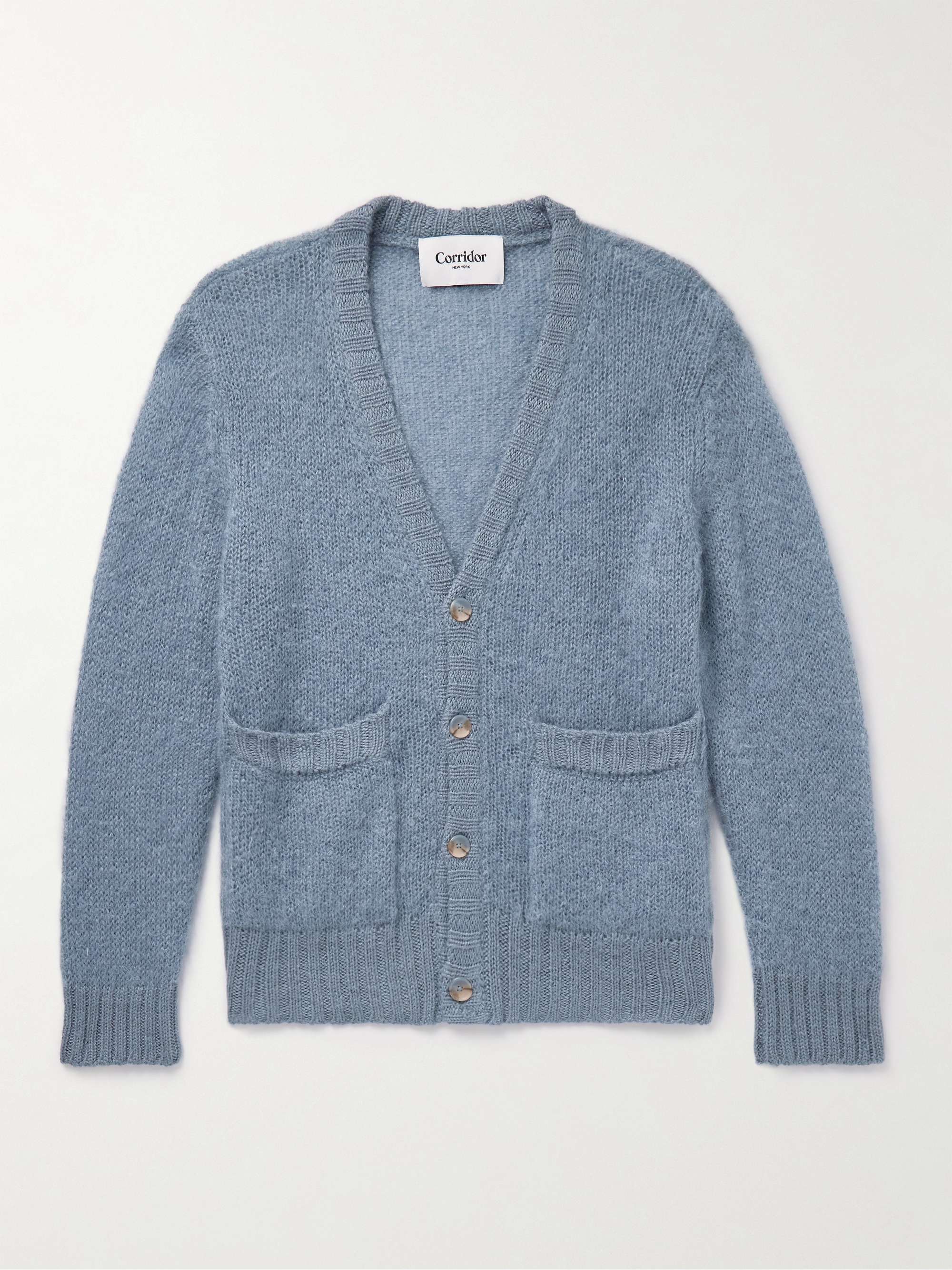 Mohair and Wool-Blend Cardigan view
