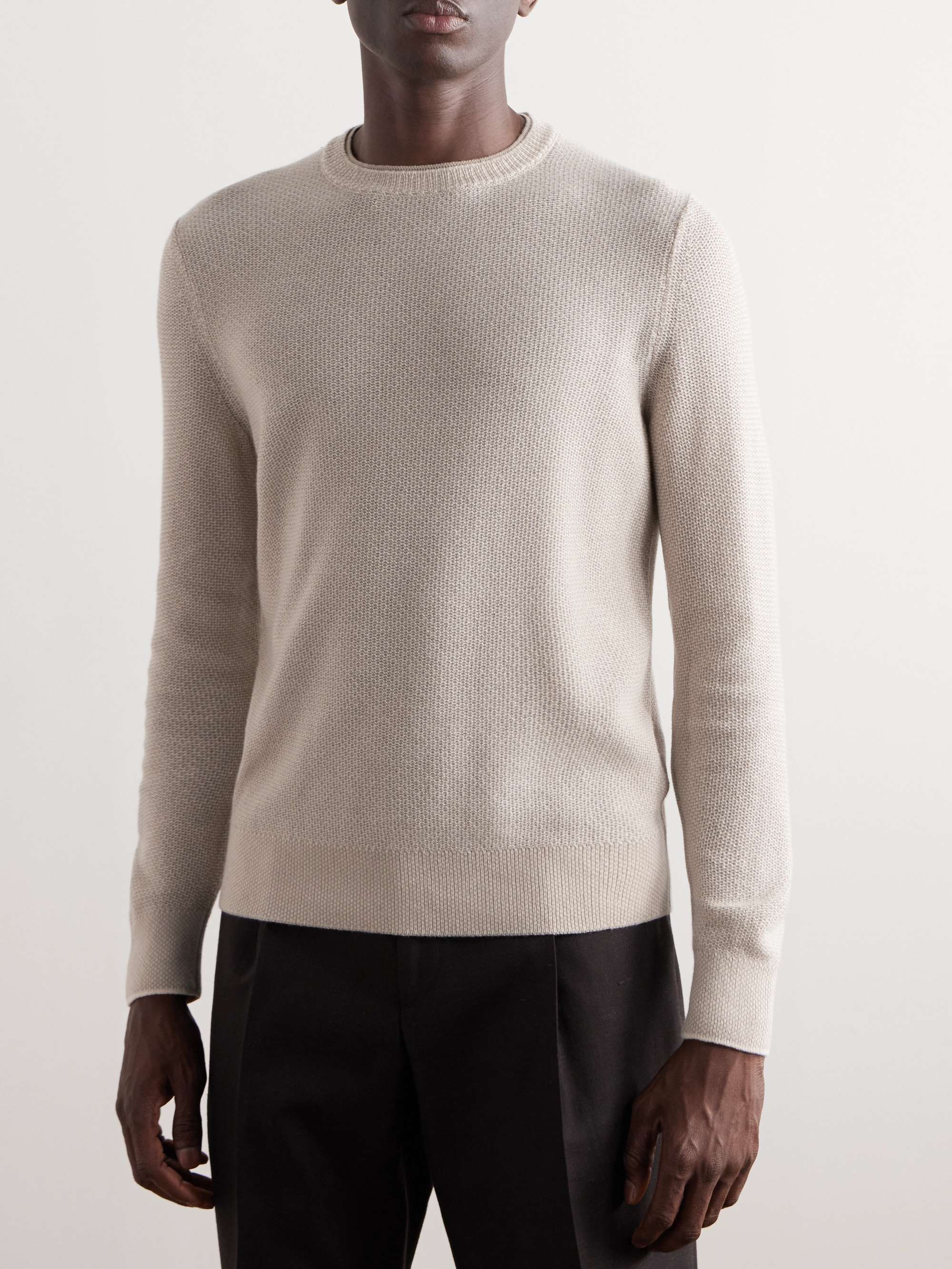 City Birdseye Baby Cashmere Sweater view