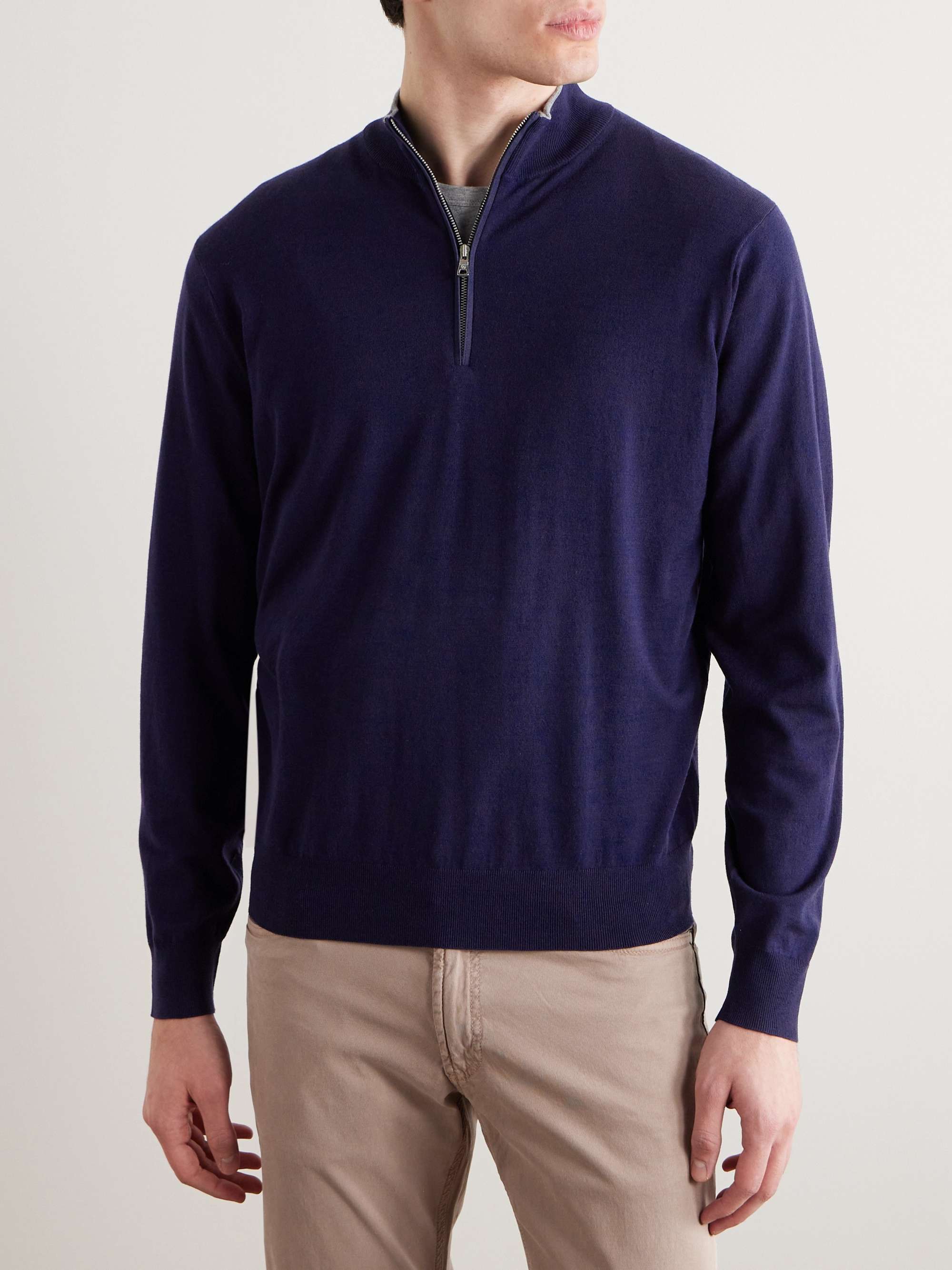 Excursionist Flex Wool-Blend Half-Zip Sweater view