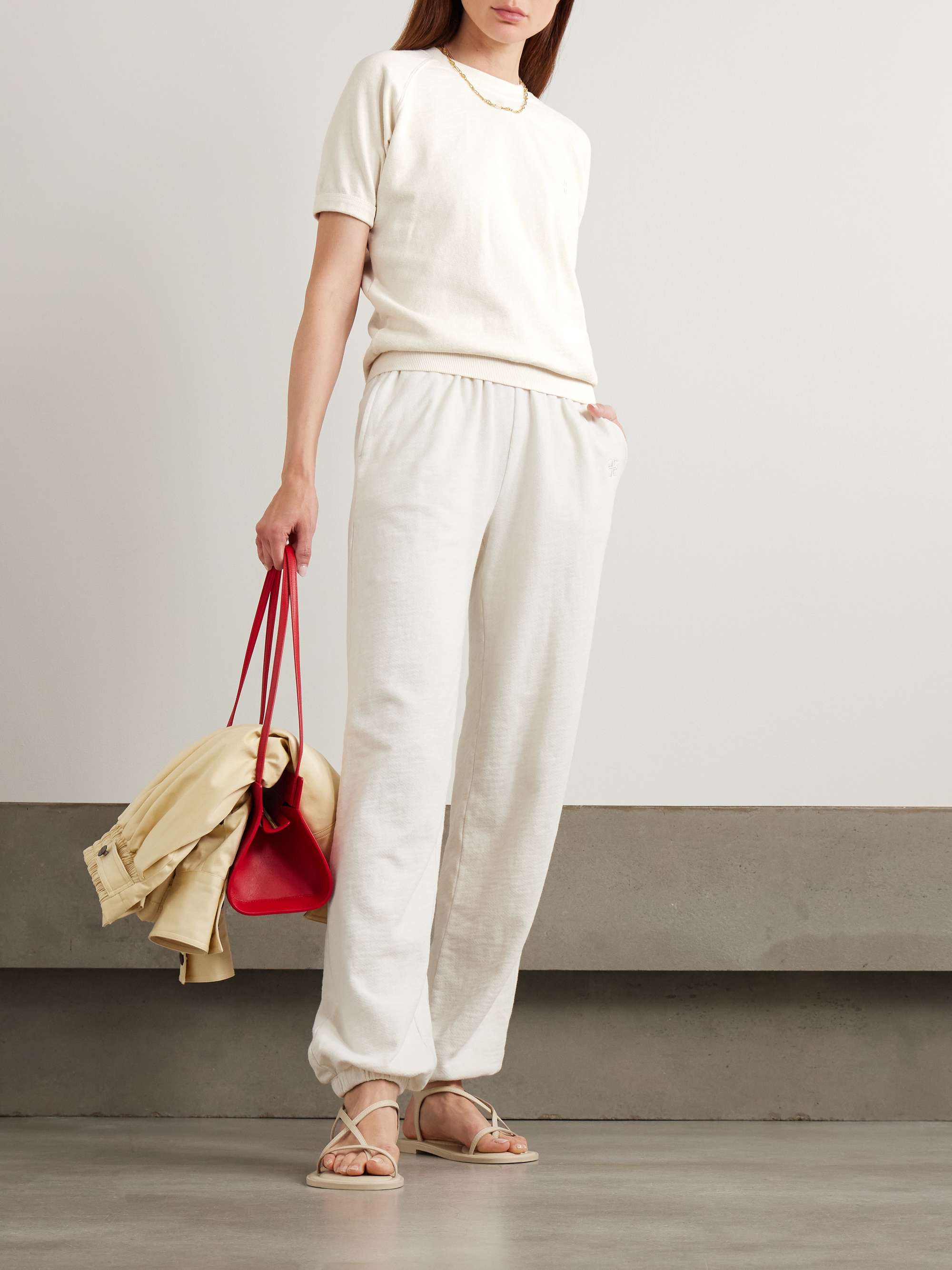 Sonny embroidered cotton-jersey sweatshirt view