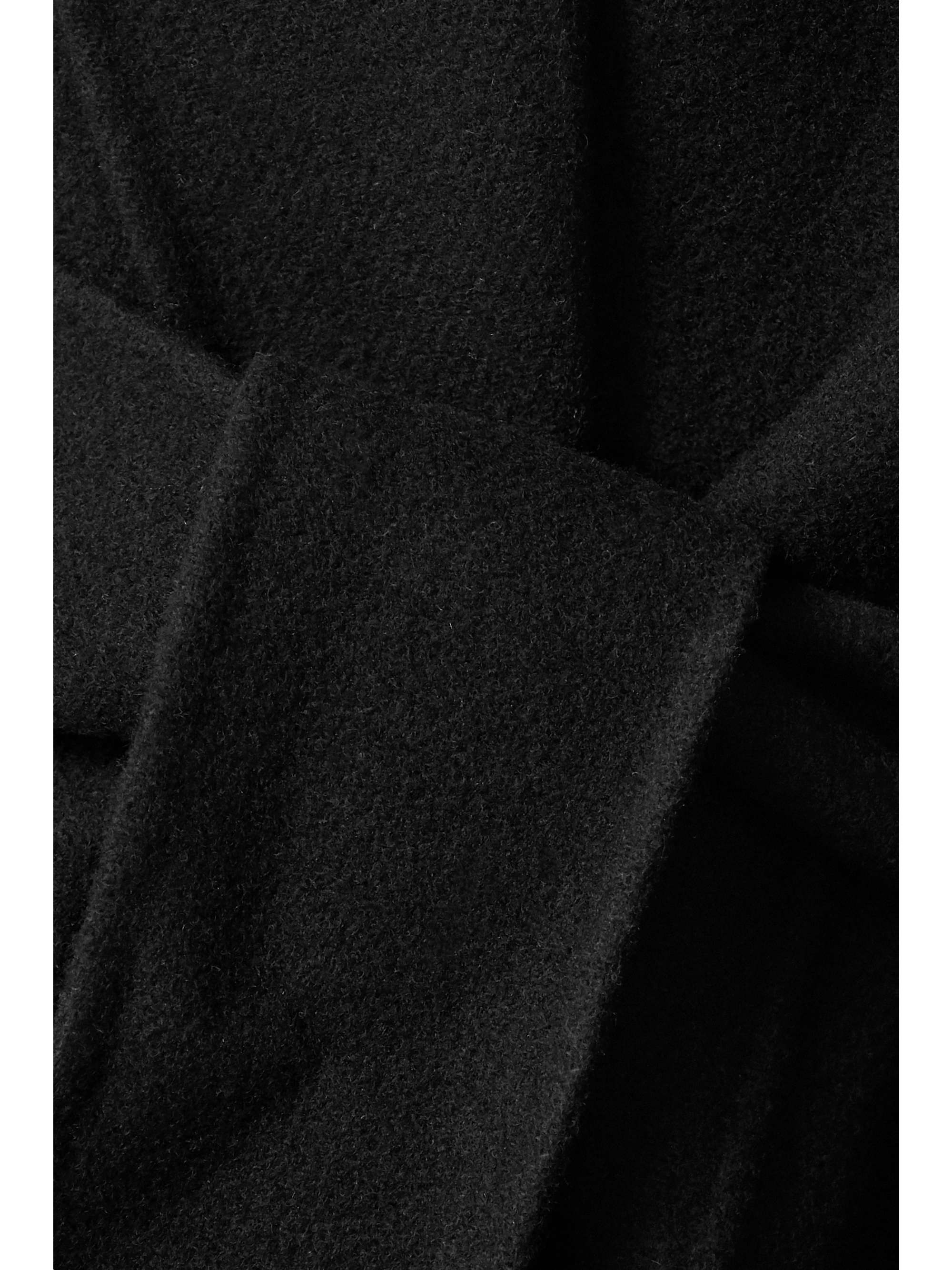 Essentials Malika belted wool-blend felt coat view