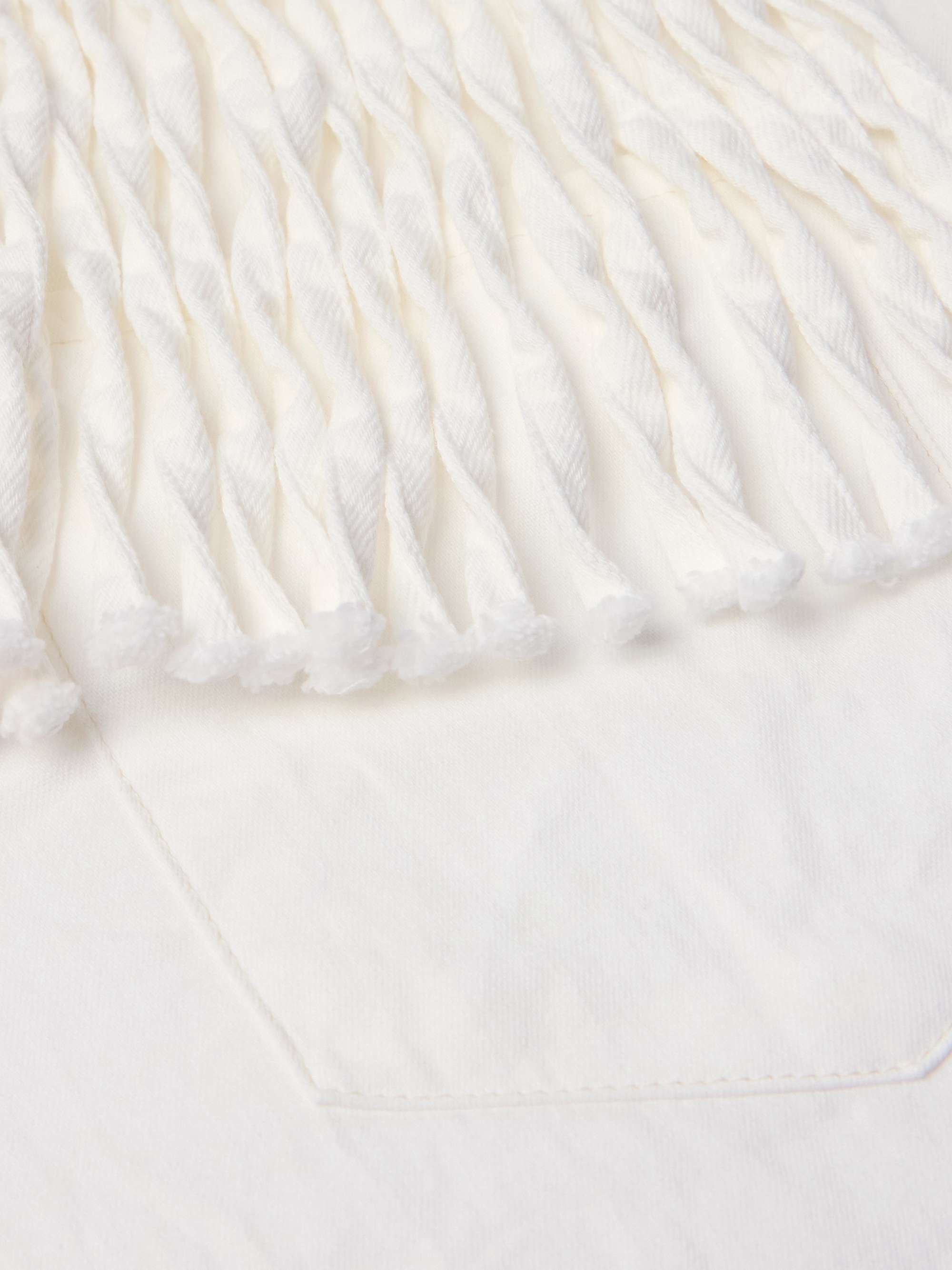 Husky Fringed Denim Western Shirt view