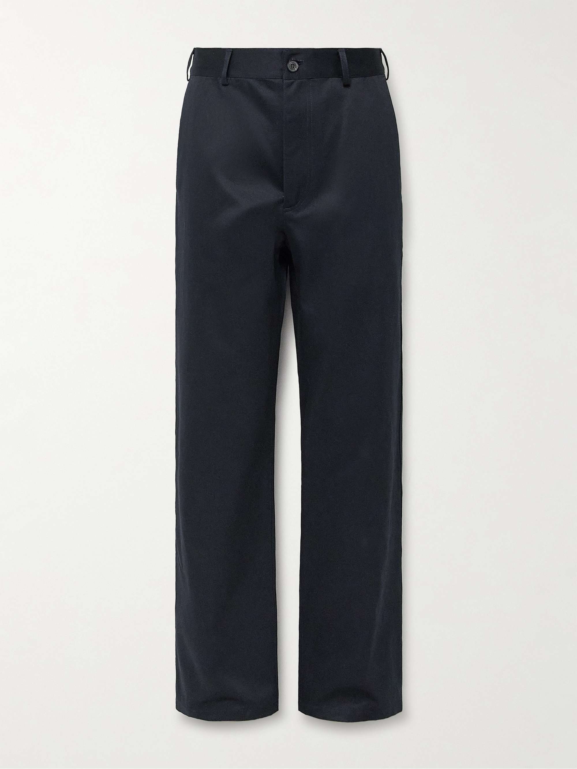Corentin Straight-Leg Cotton-Twill Trousers view