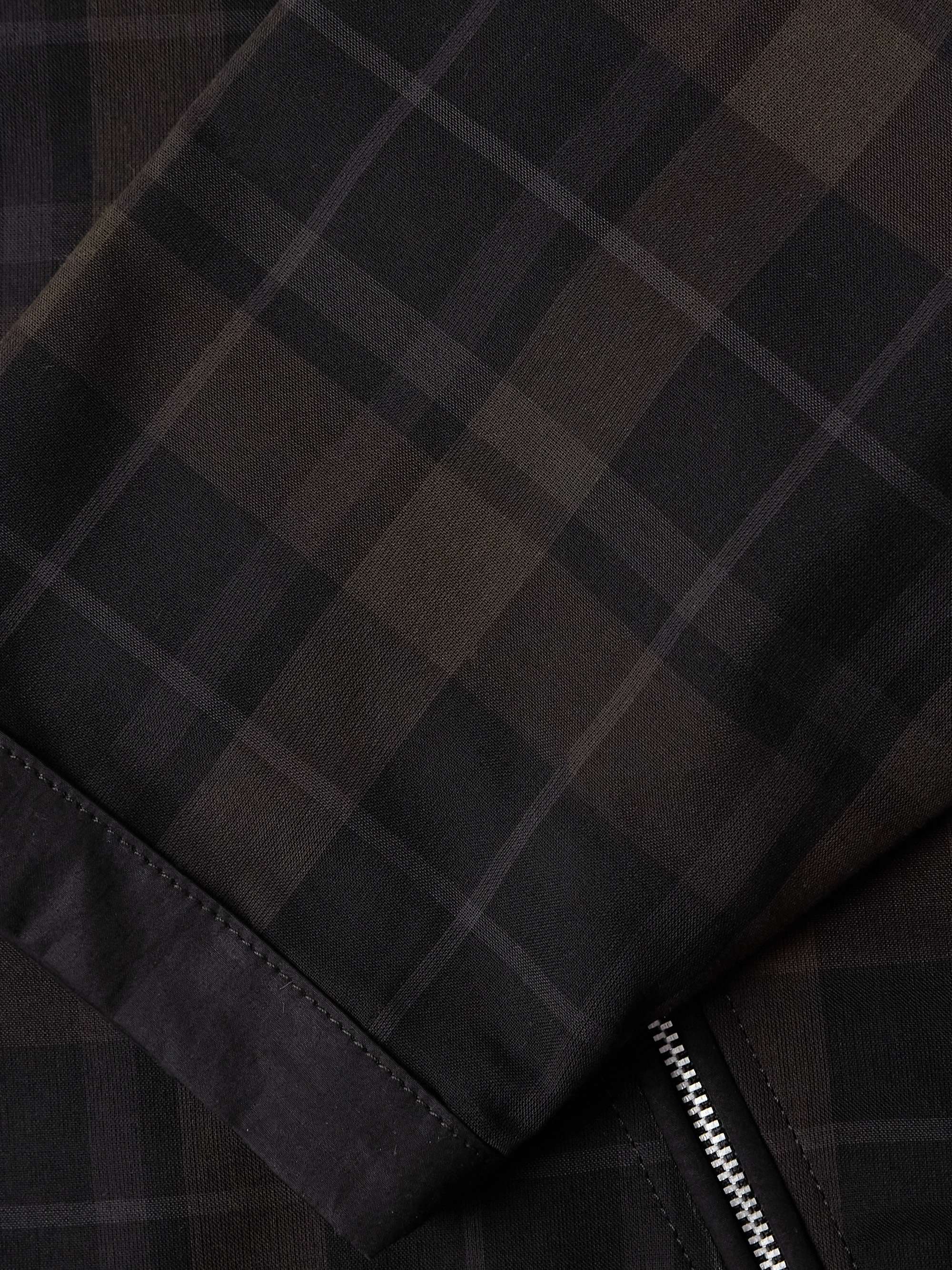Riviera Checked Shell Hooded Jacket view