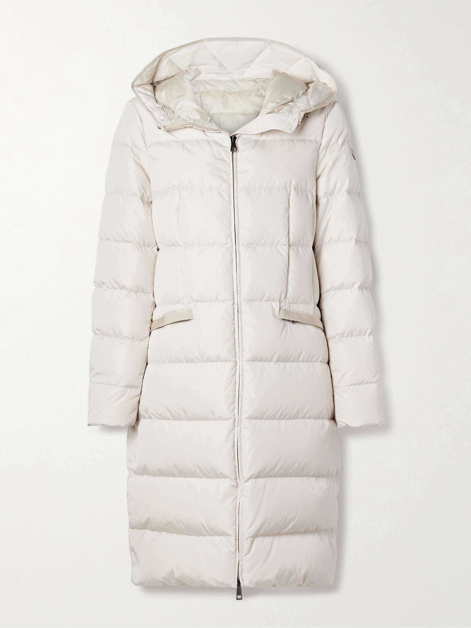 Avocette hooded quilted grosgrain-trimmed shell down coat view