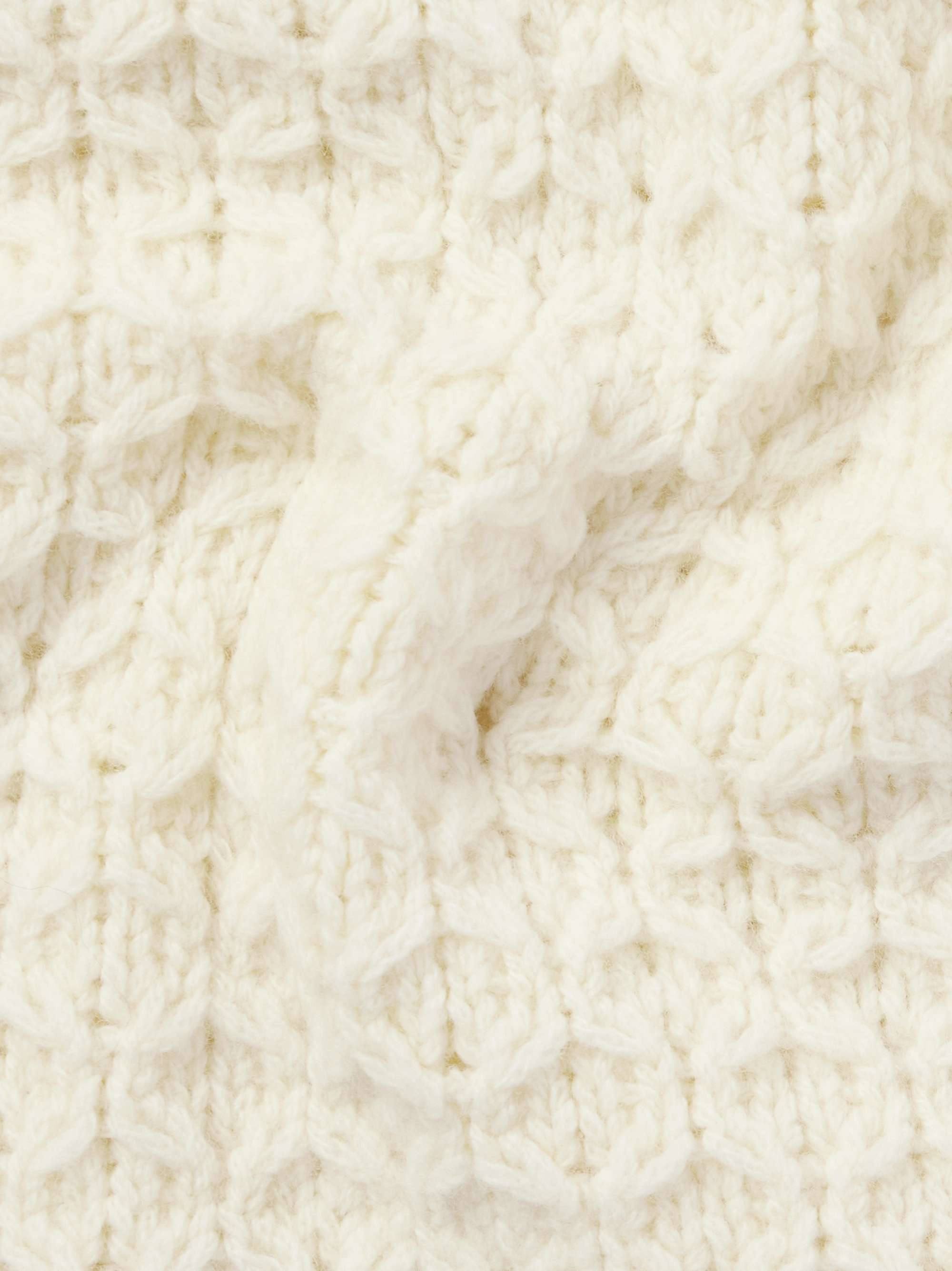 Owen Cable-Knit Merino Wool Sweater view