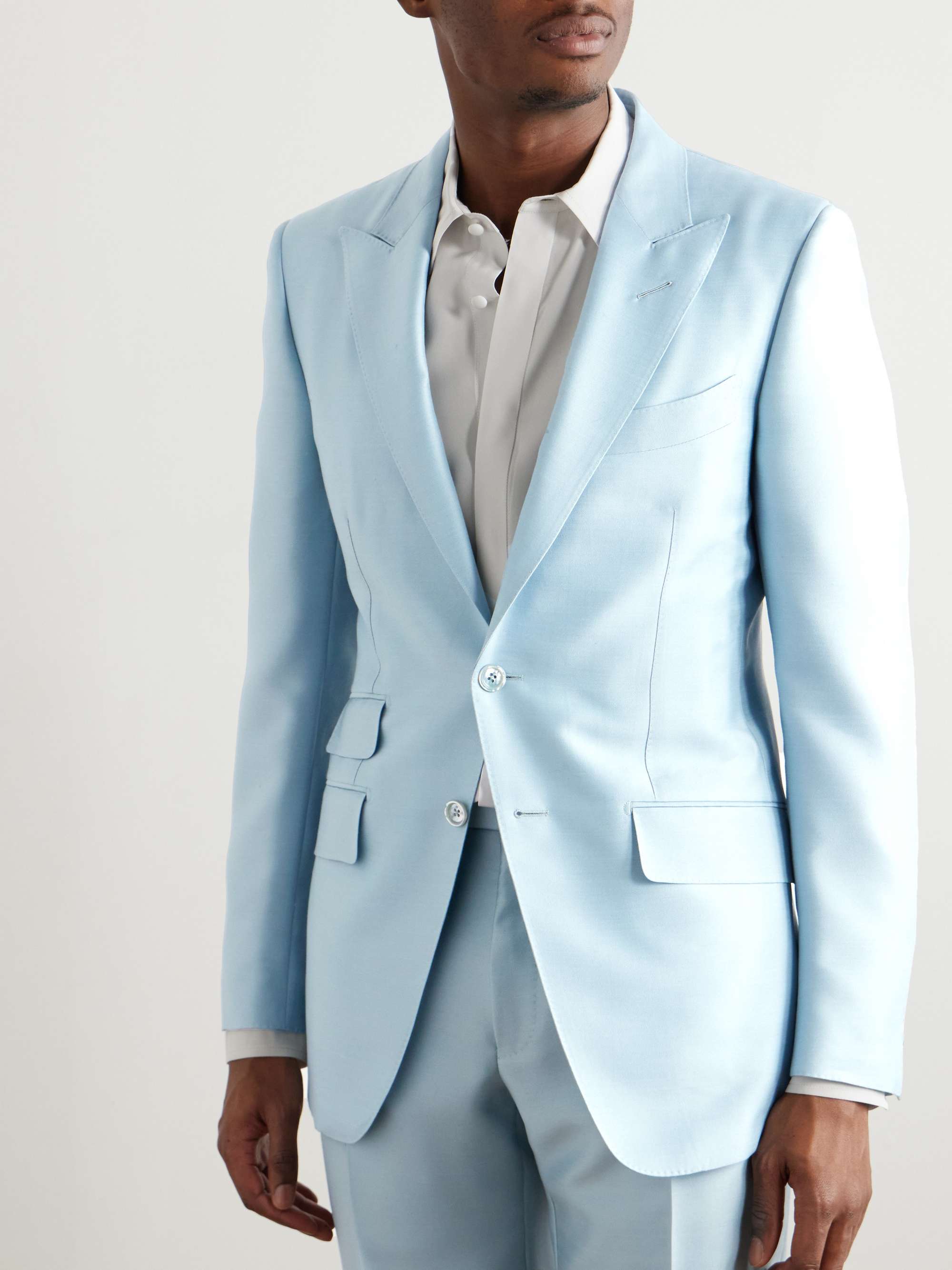 O'Connor Wool, Mohair and Silk-Blend Suit Jacket view