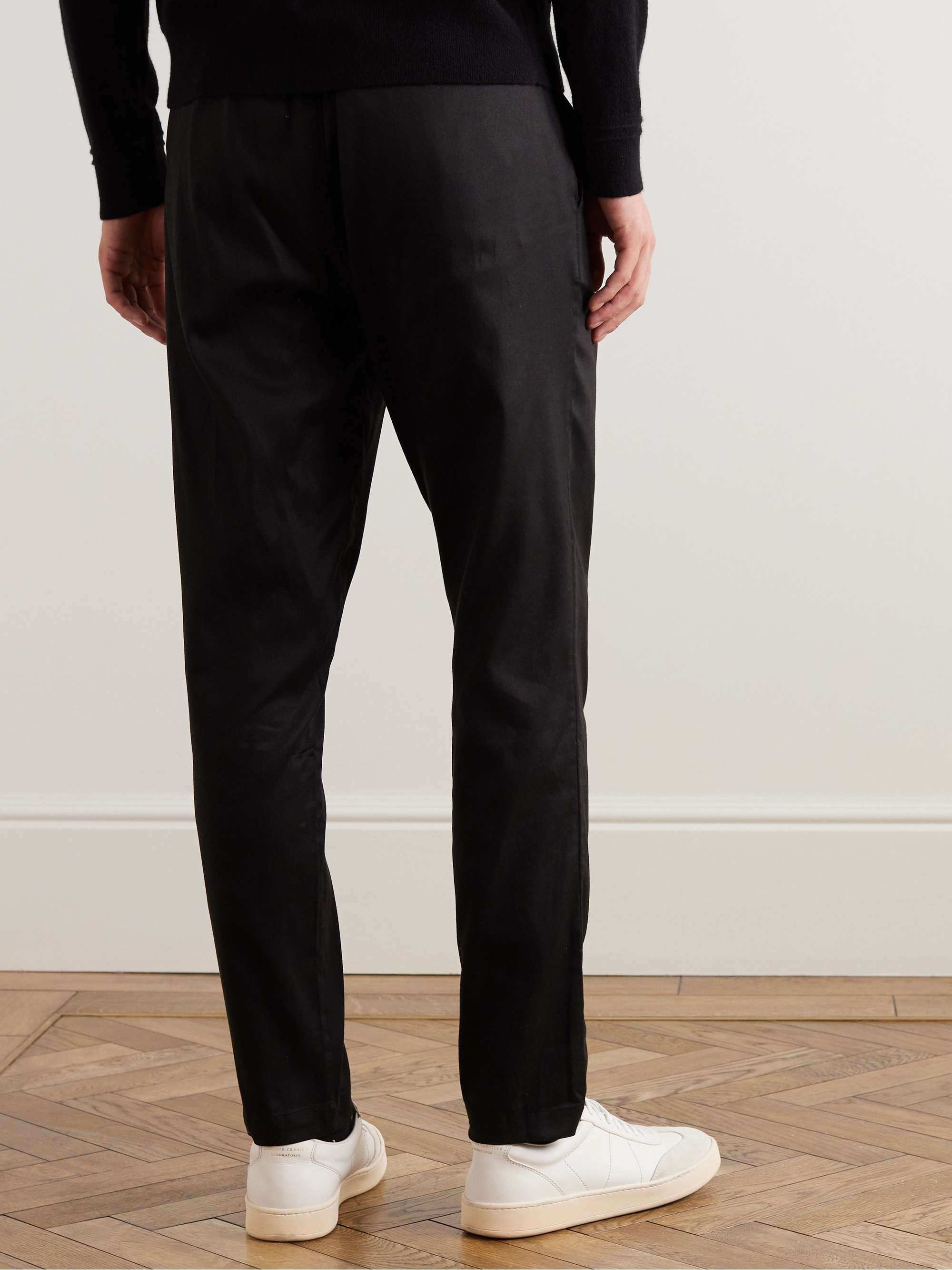 Harris 1 Slim-Fit Straight-Leg Stretch Lyocell and Cotton-Blend Twill Trousers view