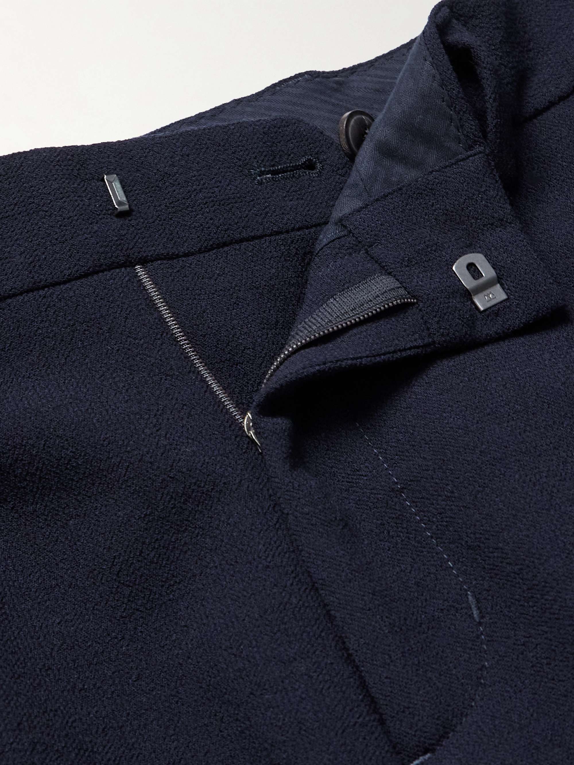 Arthur Wide-Leg Wool-Crepe Trousers view