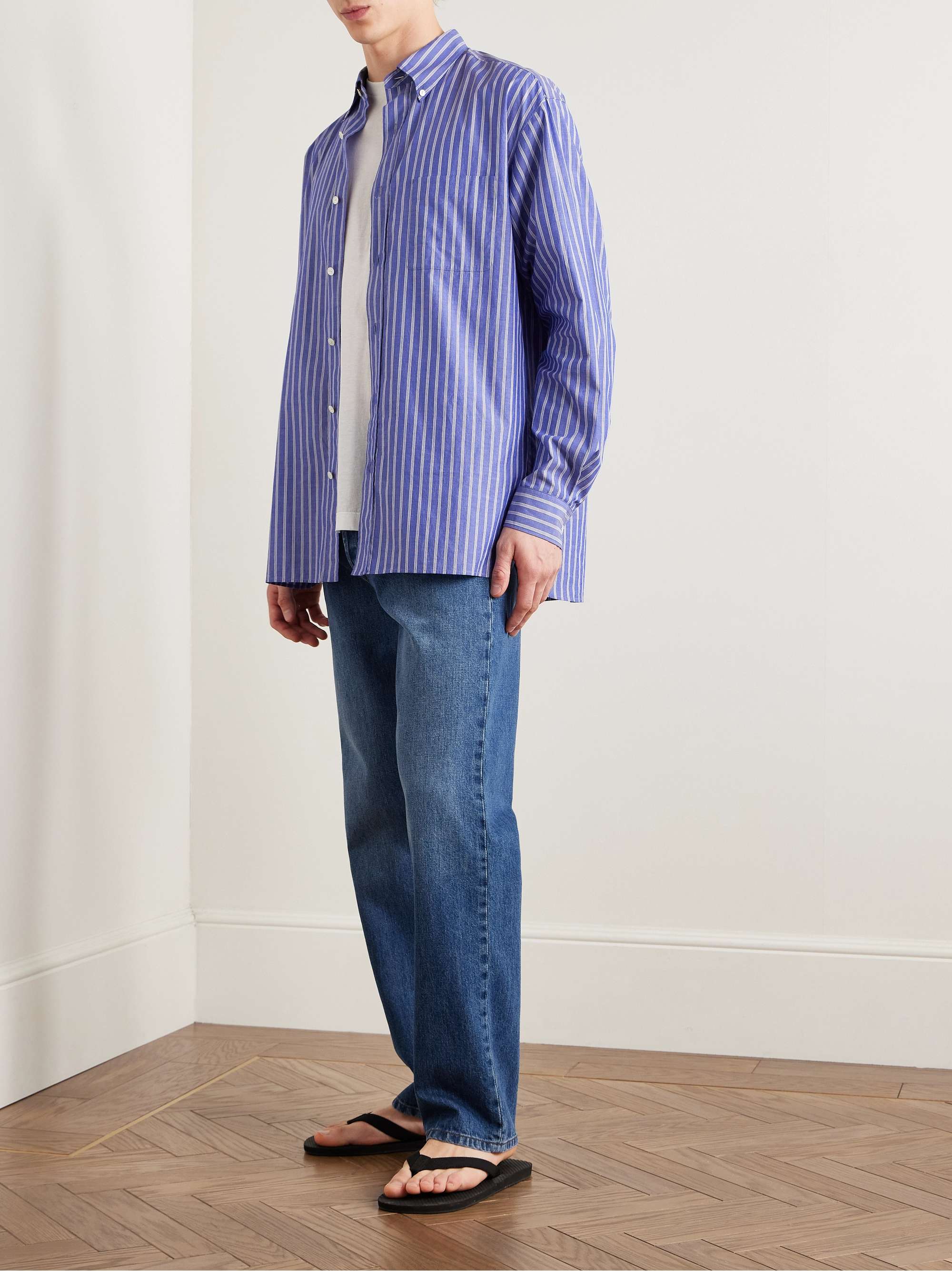 Burt Slim-Fit Straight-Leg Jeans view