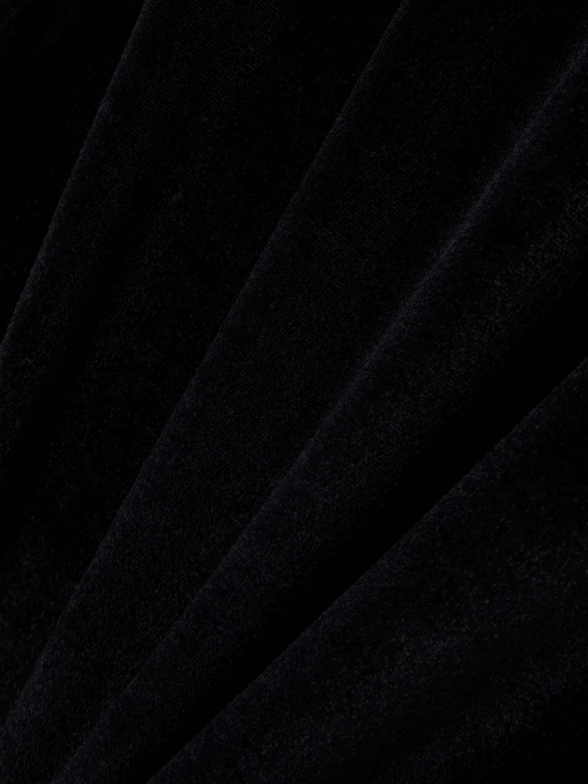 Velvet turtleneck gown view