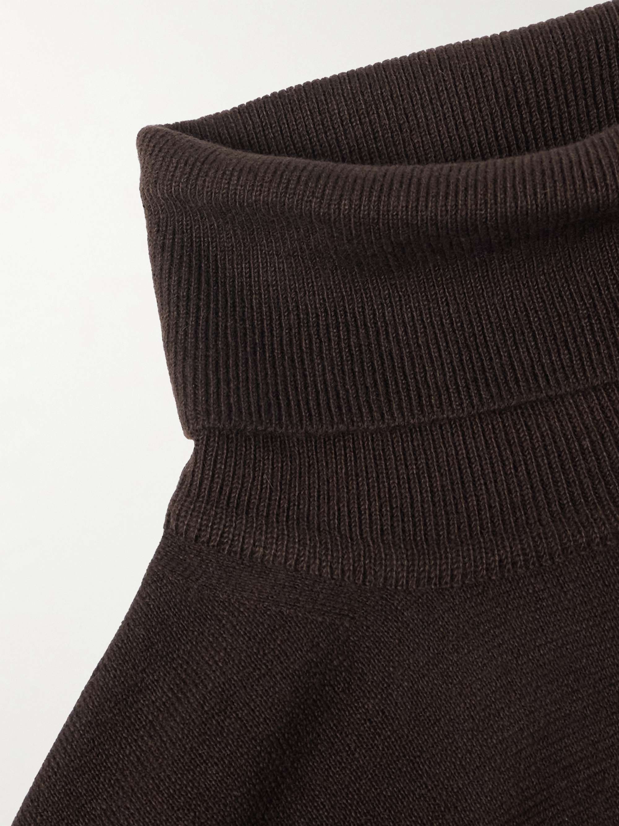 Slim-Fit Cashmere Rollneck Sweater view