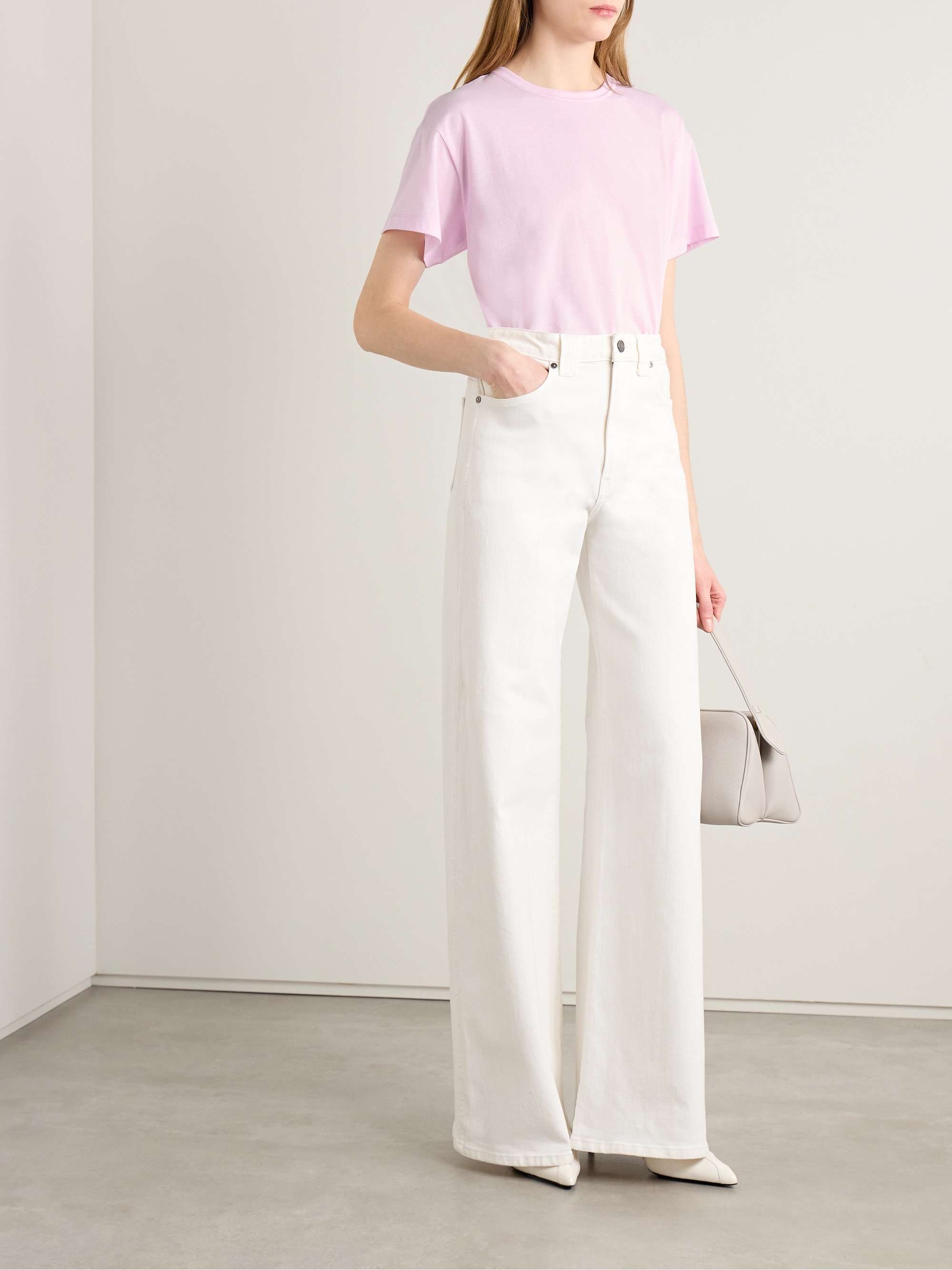 Maeve cotton-blend jersey T-shirt view