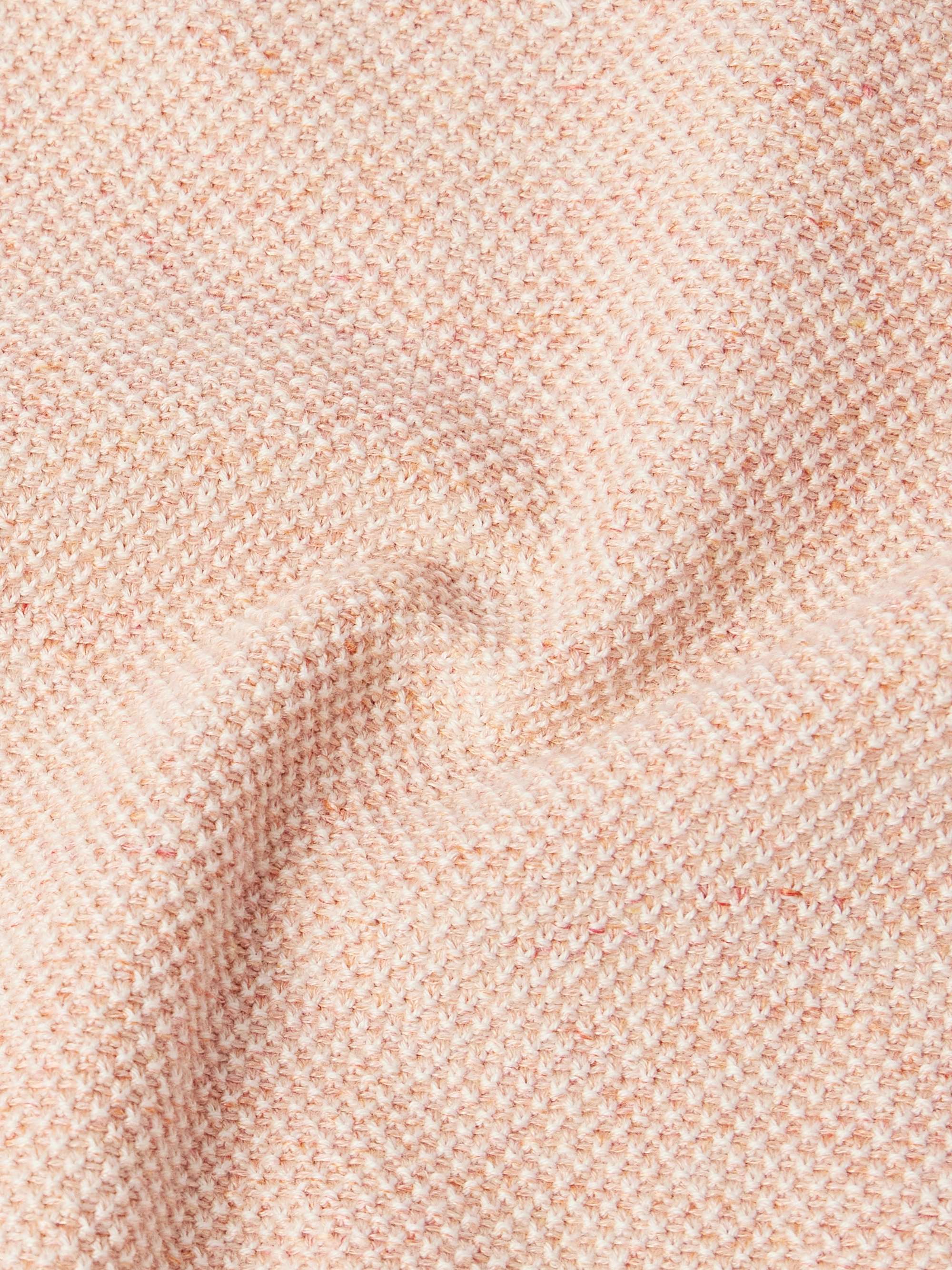 Linen and Cotton-Blend Piqué Sweater view