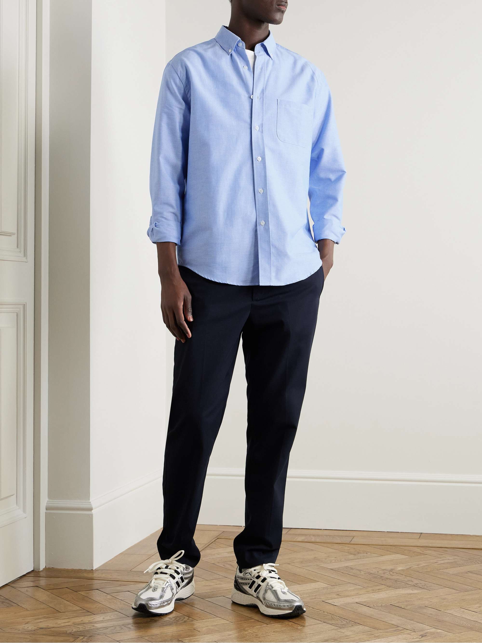 Belavista Button-Down Collar Cotton Oxford Shirt view