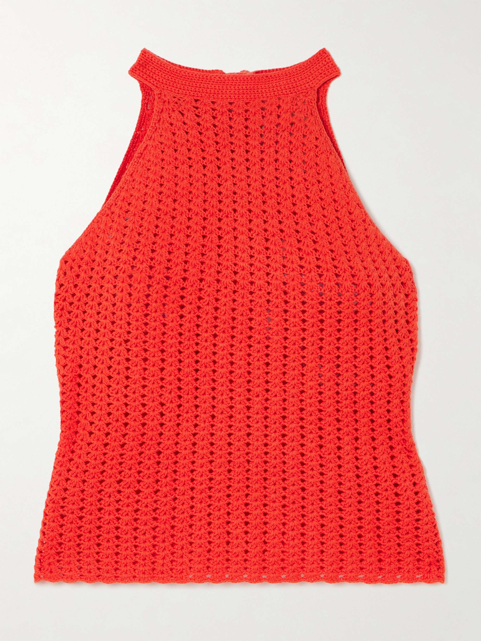 Reflejo crocheted cotton tank view