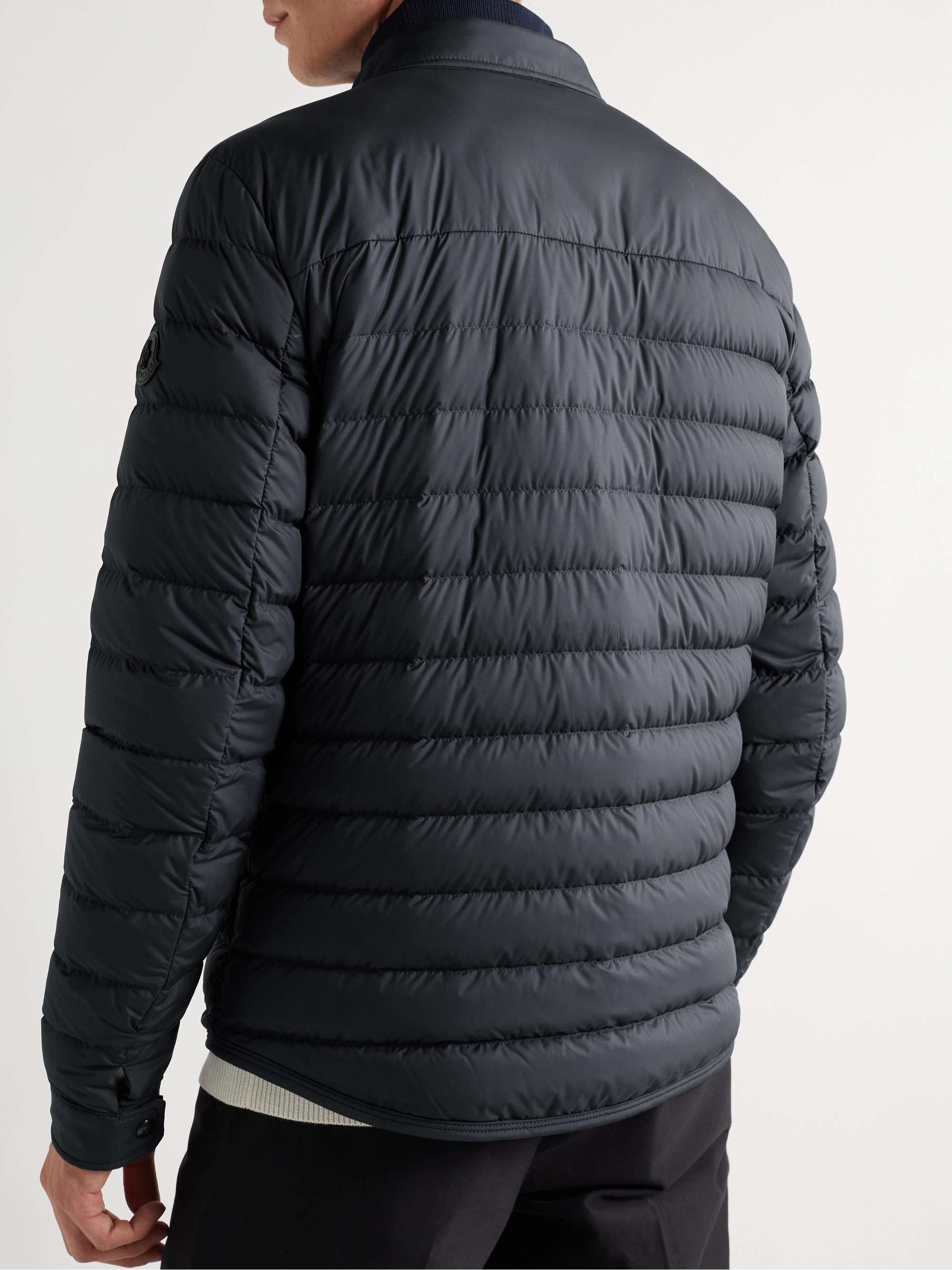 Sanary Logo-Appliquéd Quilted Shell Down Jacket view