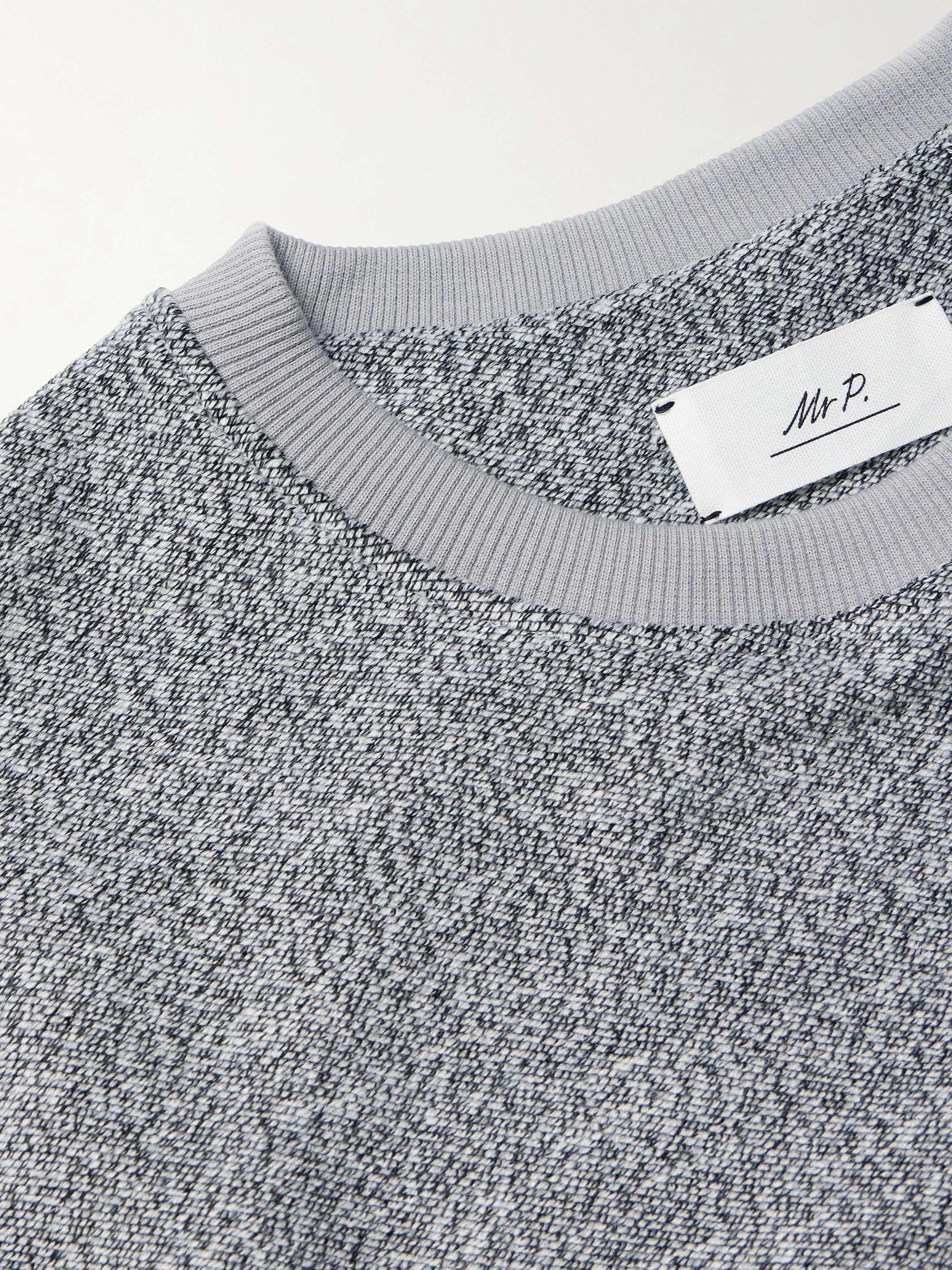 Cotton-Blend Jersey Sweatshirt view