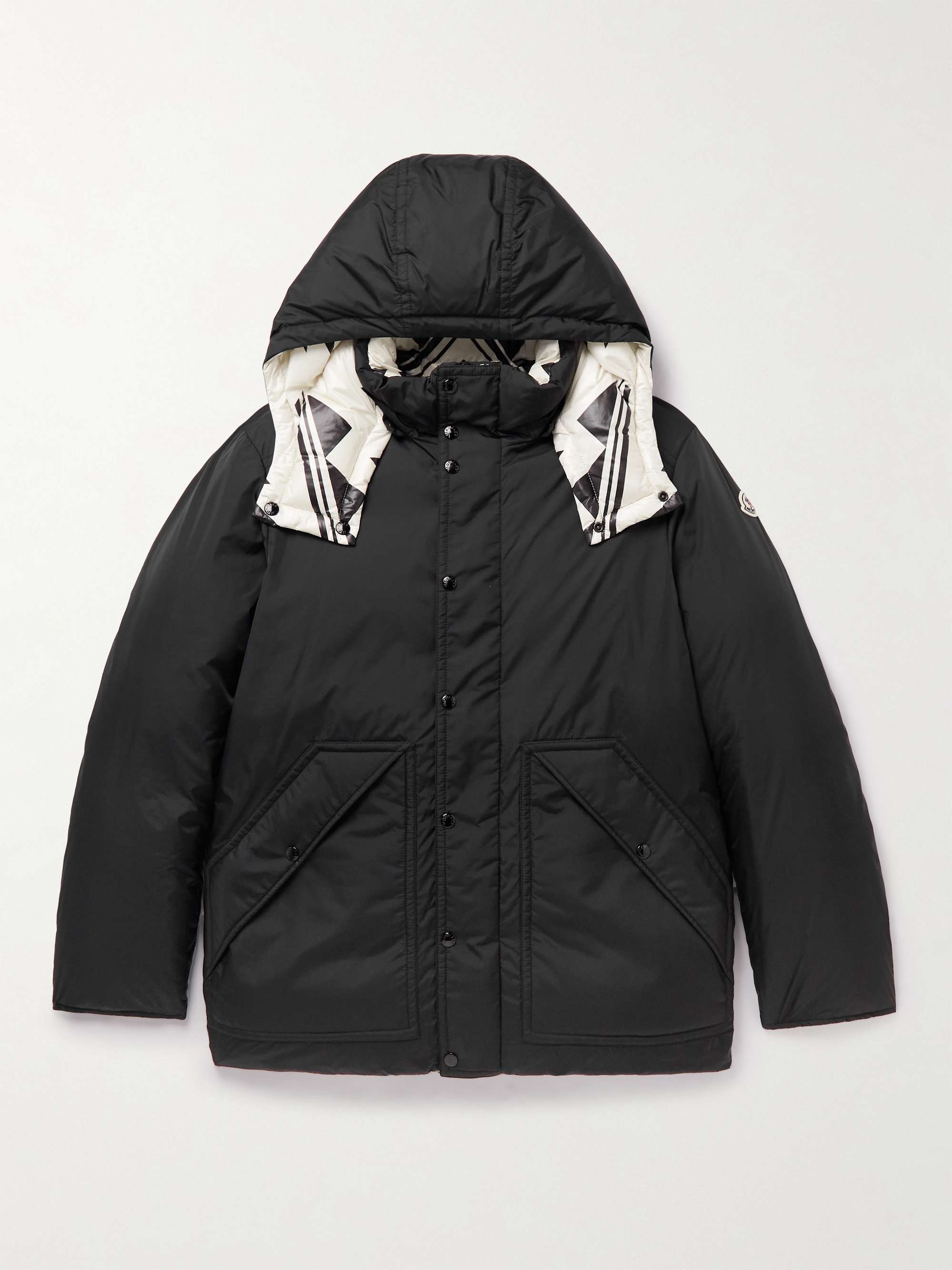 Hordelyme Reversible Printed Shell Hooded Down Jacket view