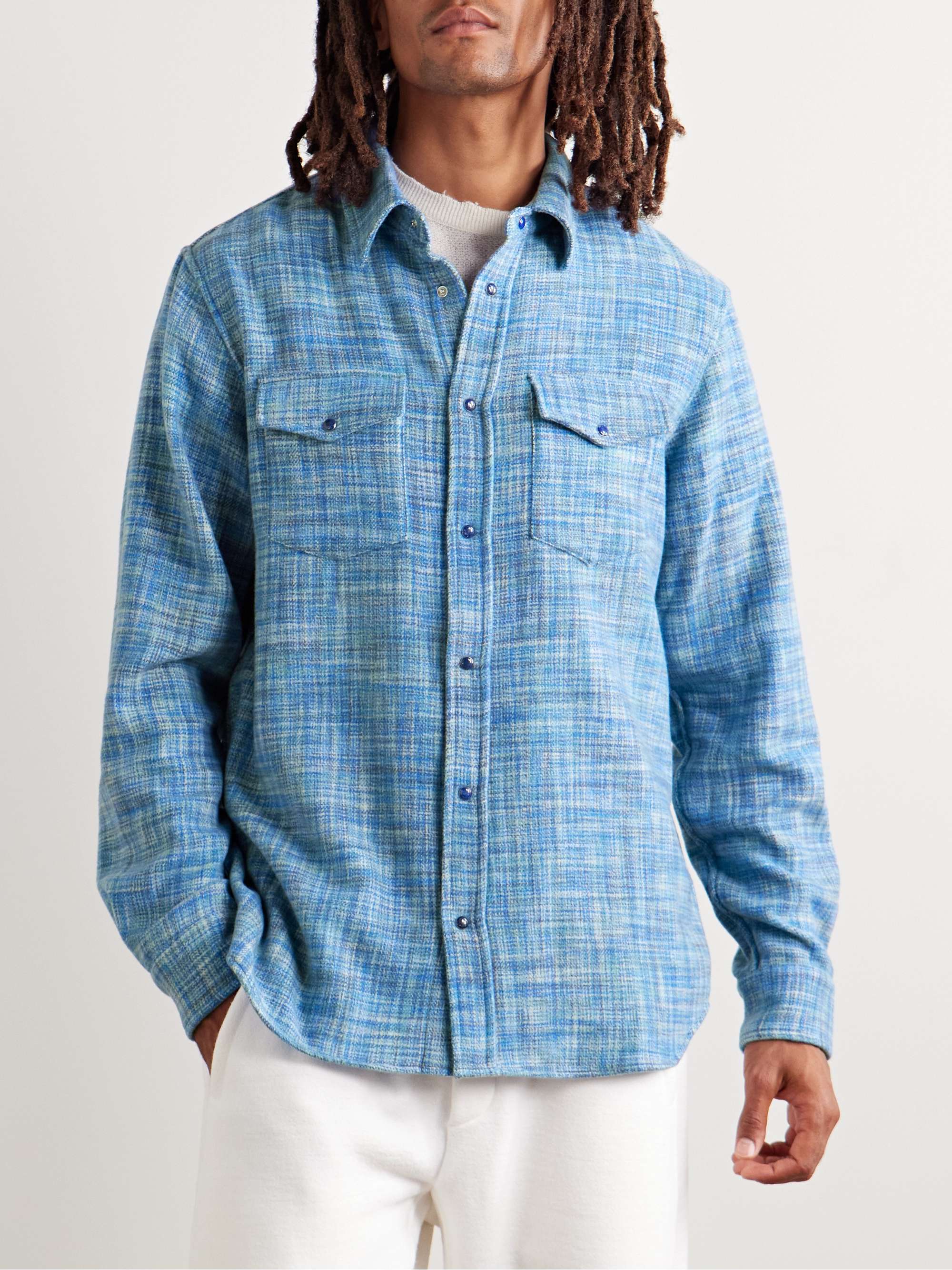 Space-Dyed Cashmere Shirt view
