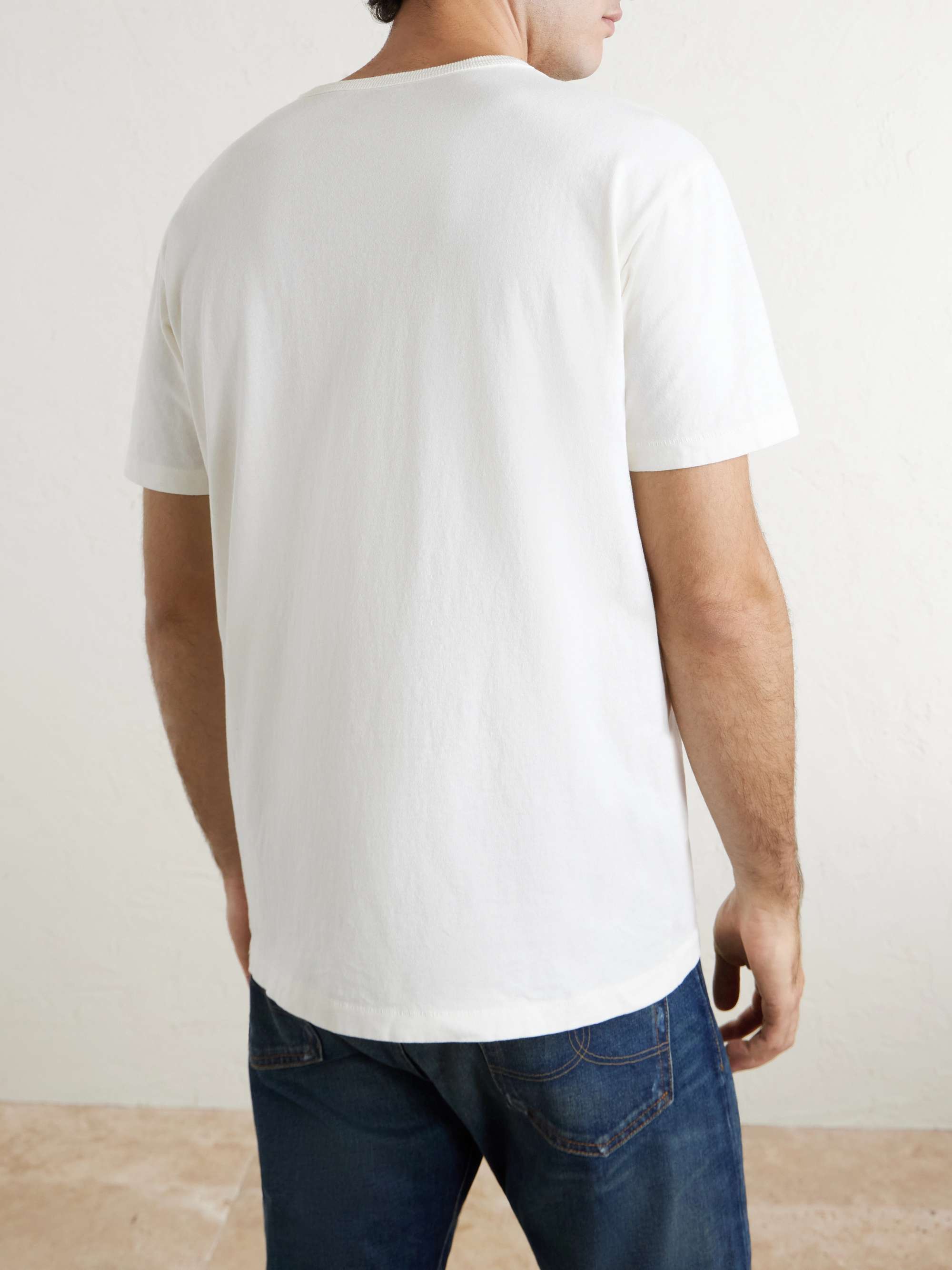 Two-Pack Garment-Dyed Cotton-Jersey T-Shirts view