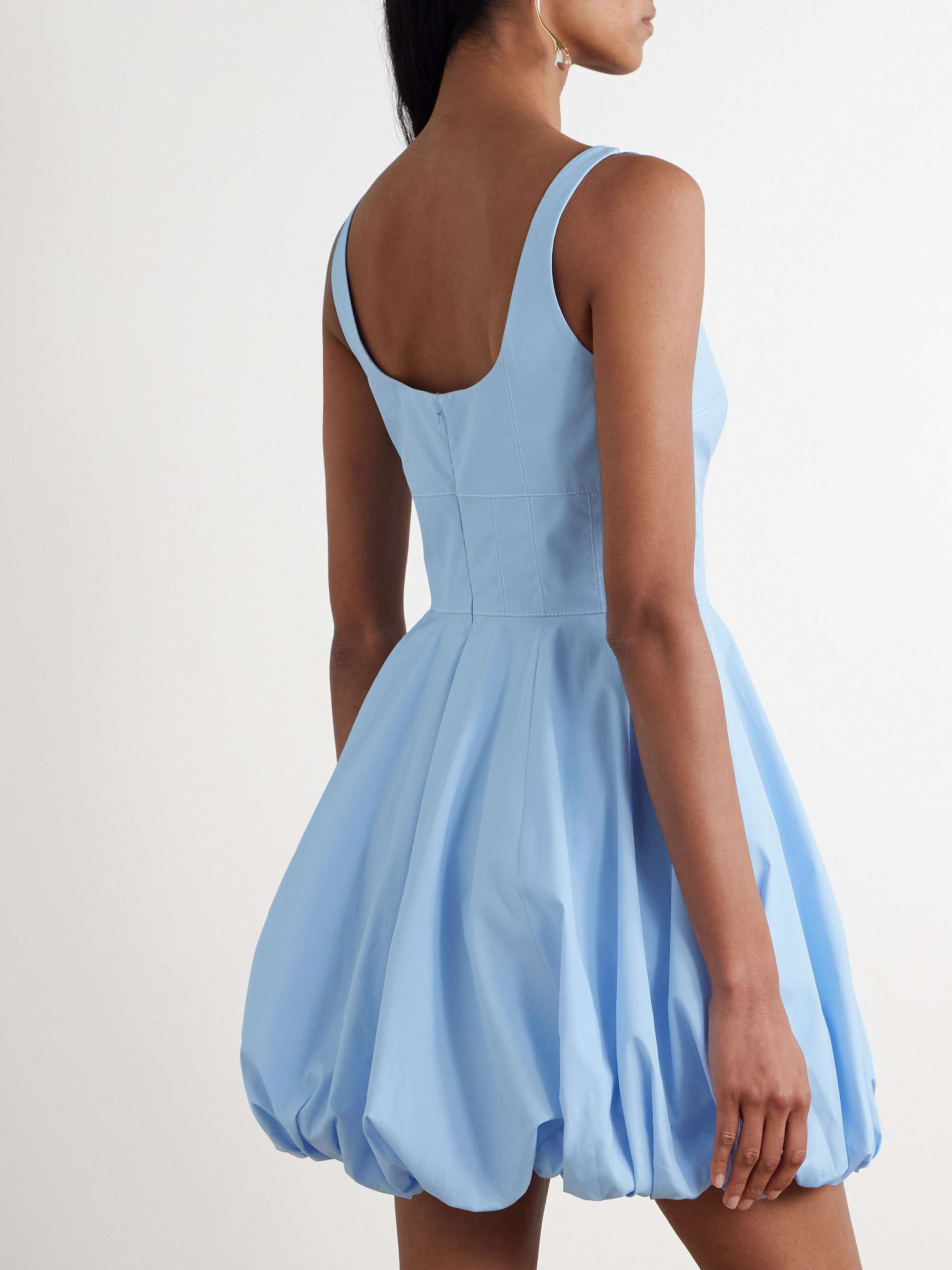 Annabelle cotton-poplin mini dress view