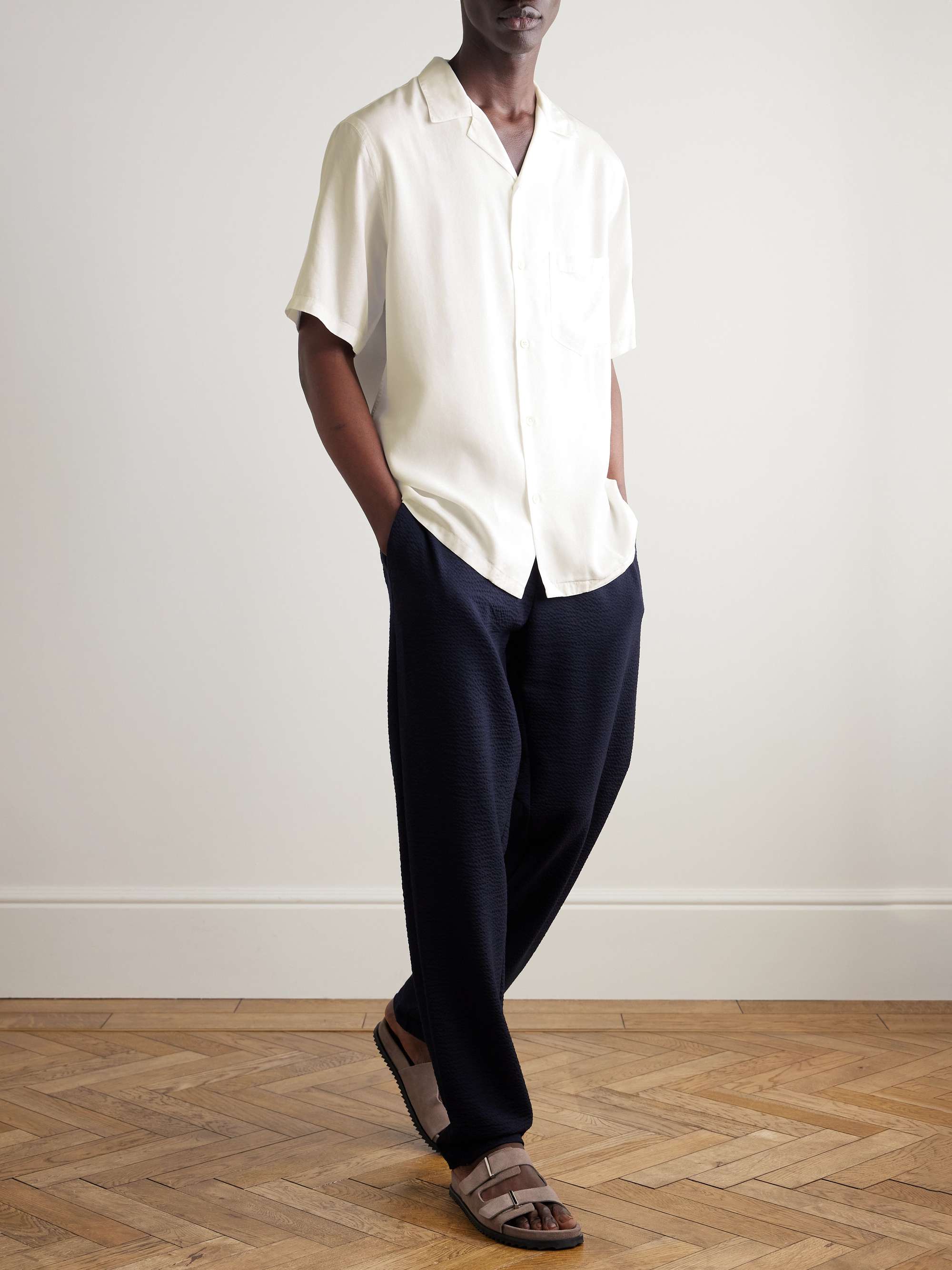 Camp-Collar TENCEL™ Lyocell Shirt view