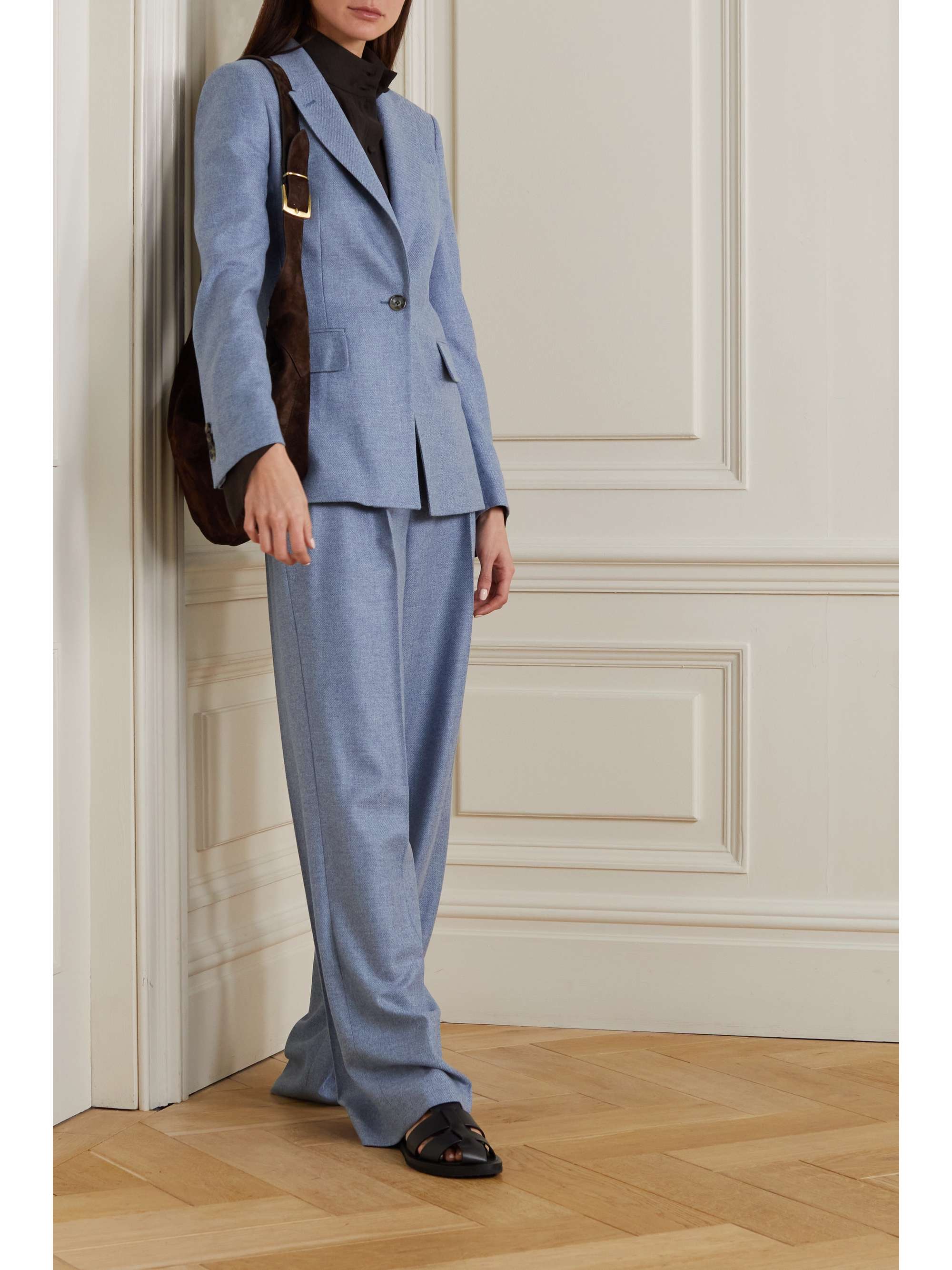 Dorina cashmere-flannel blazer view
