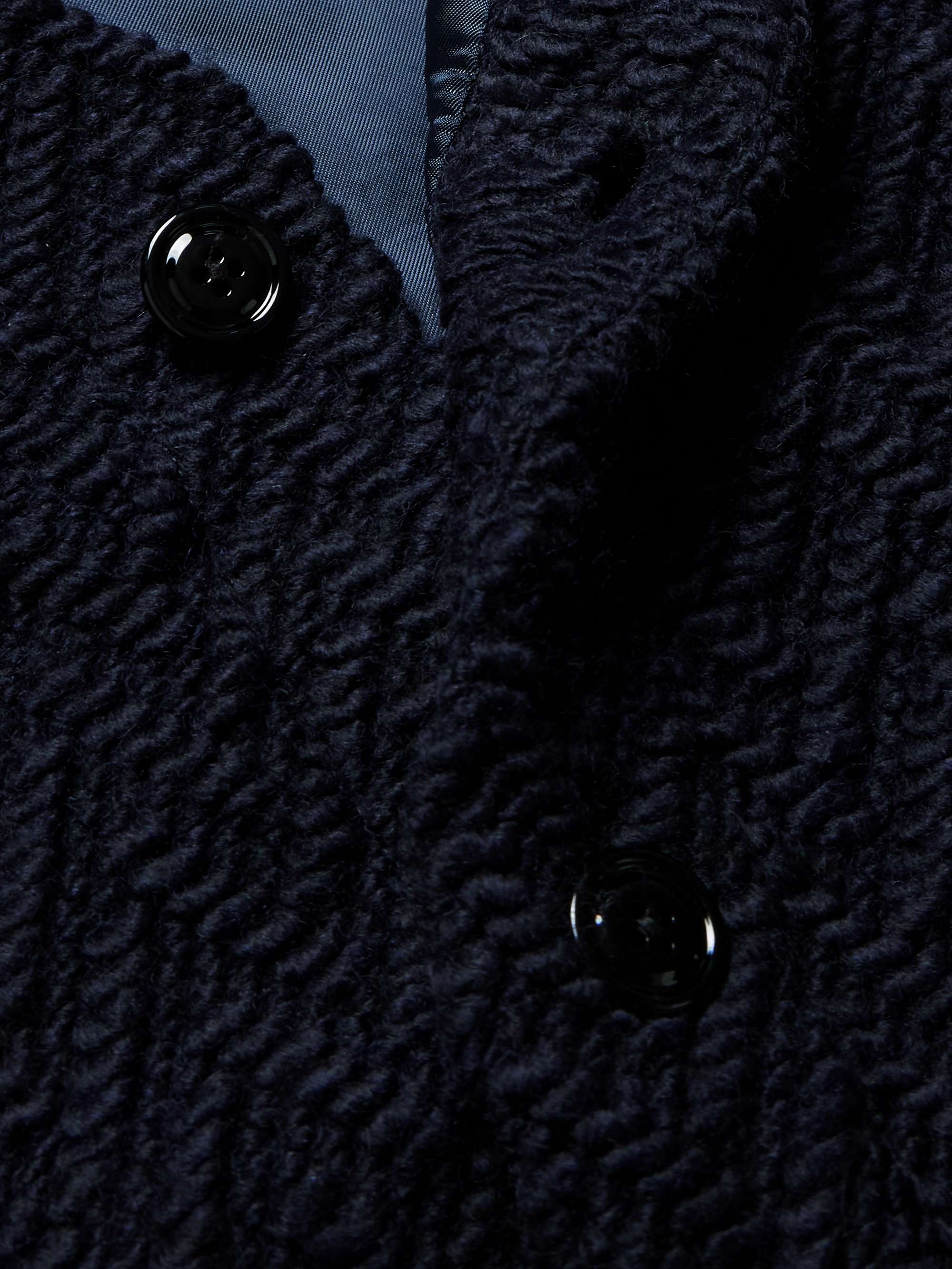 Herringbone Jacquard-Knit Cardigan view