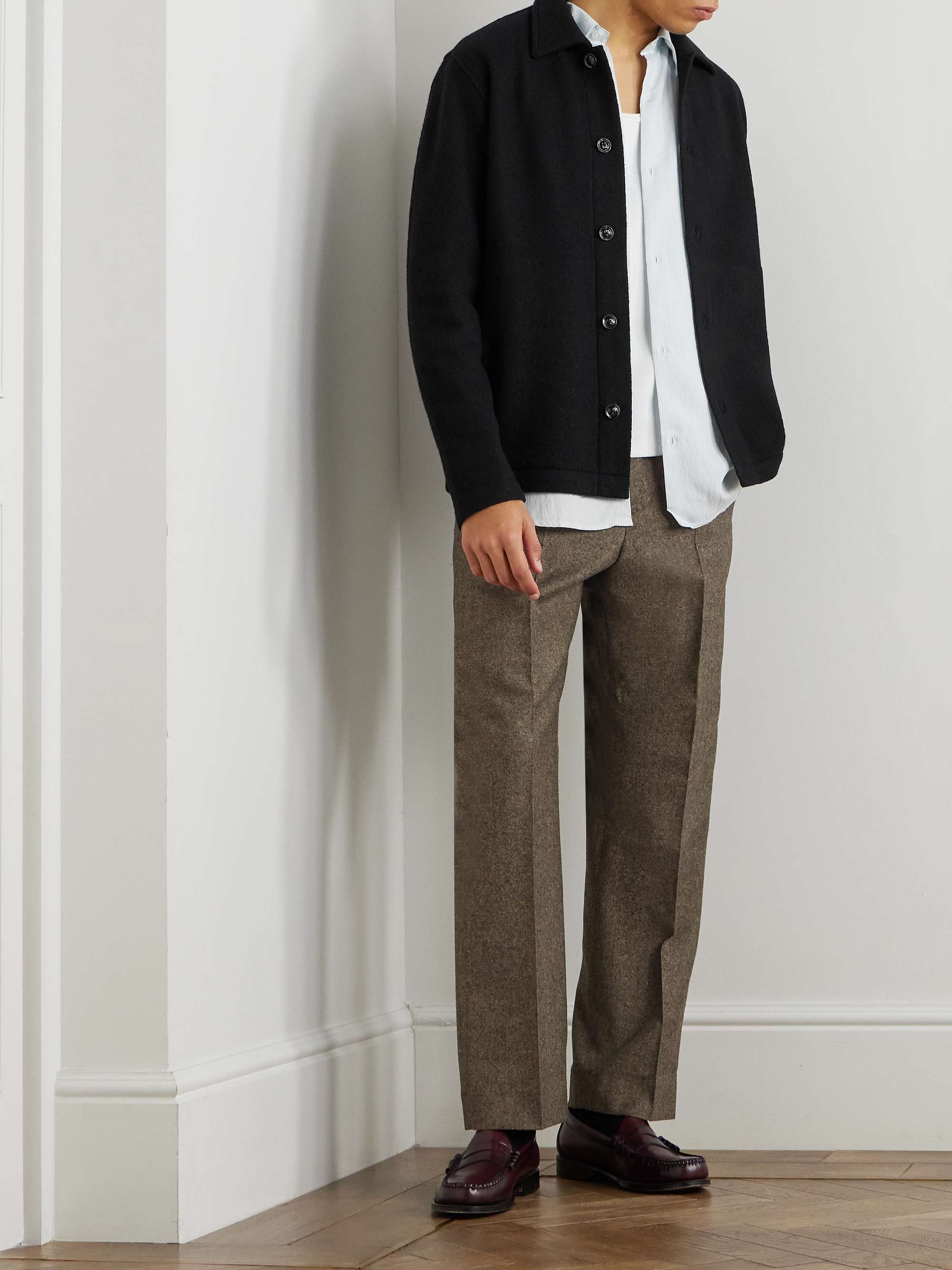 Paw 1799 Straight-Leg Donegal Tweed Trousers view