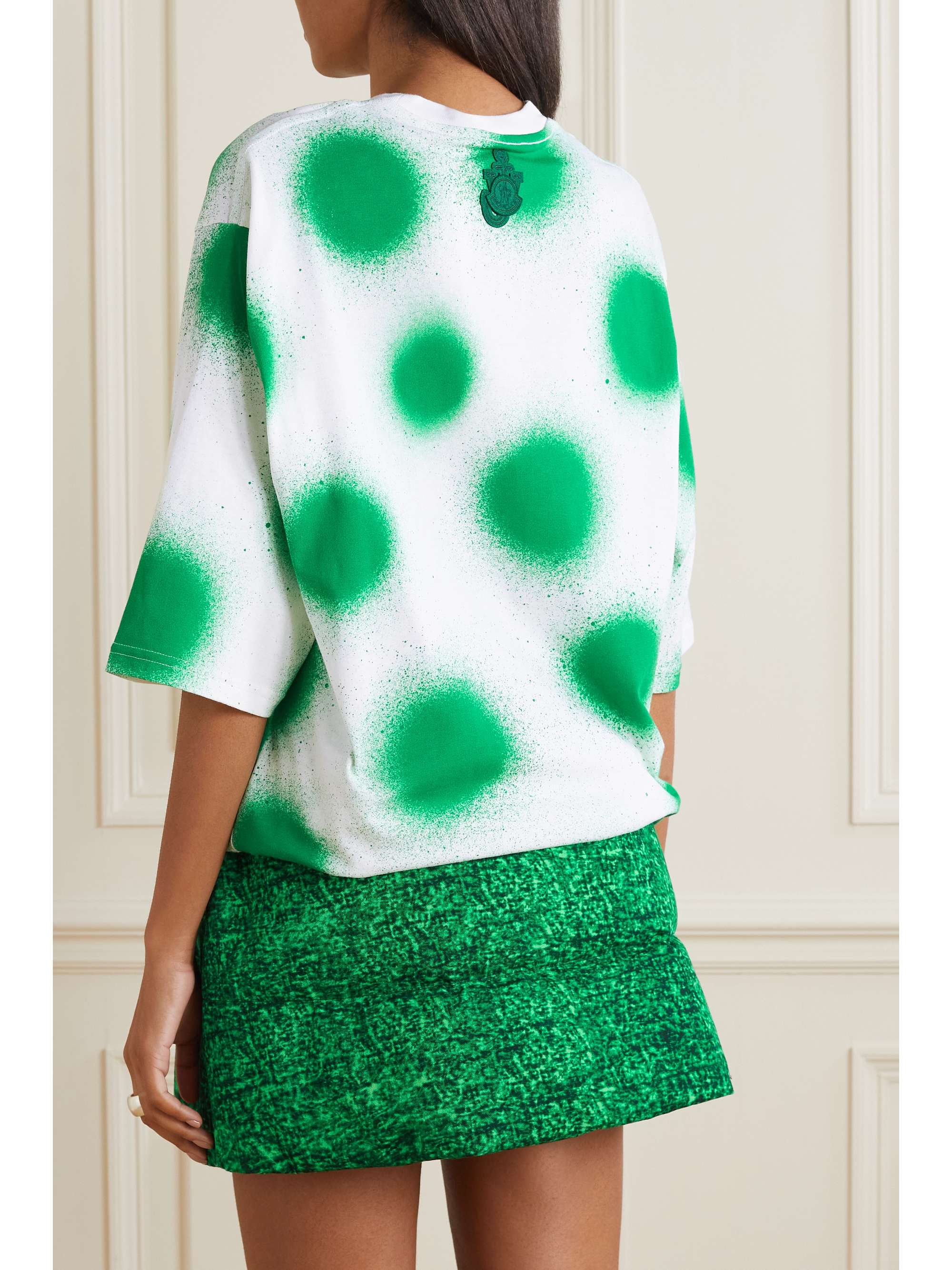 + JW Anderson oversized printed cotton-jersey T-shirt view