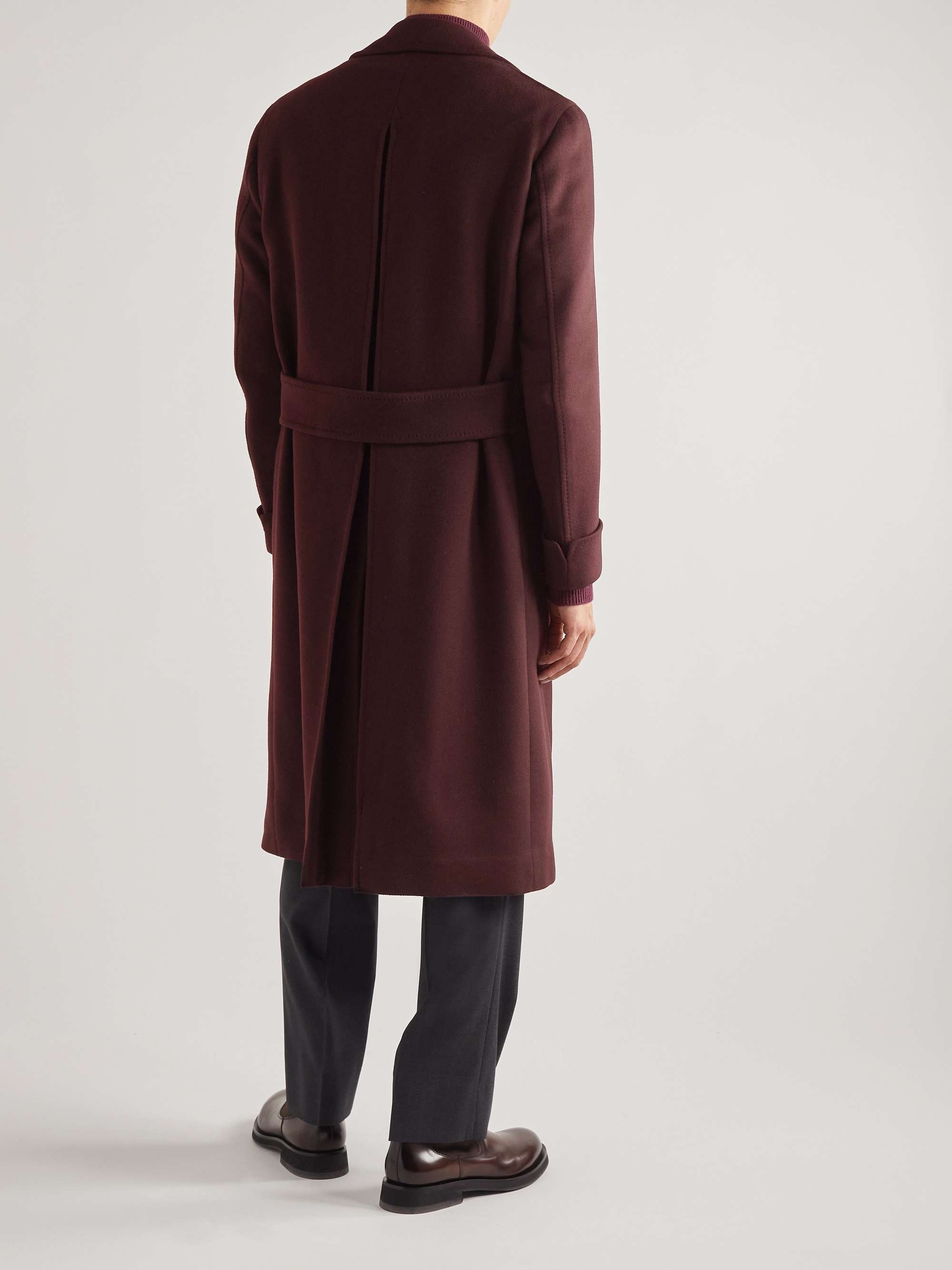 Double-Breasted Cashmere Coat view