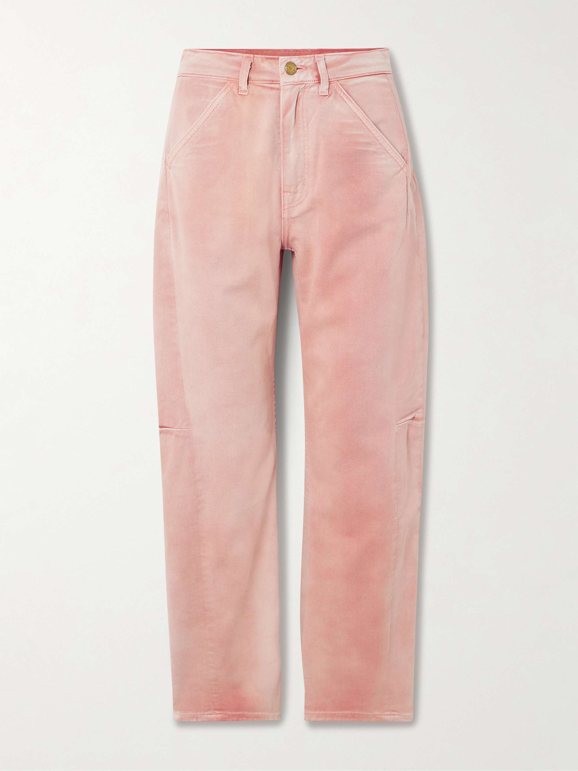 Lange Lasso high-rise barrel-leg jeans view