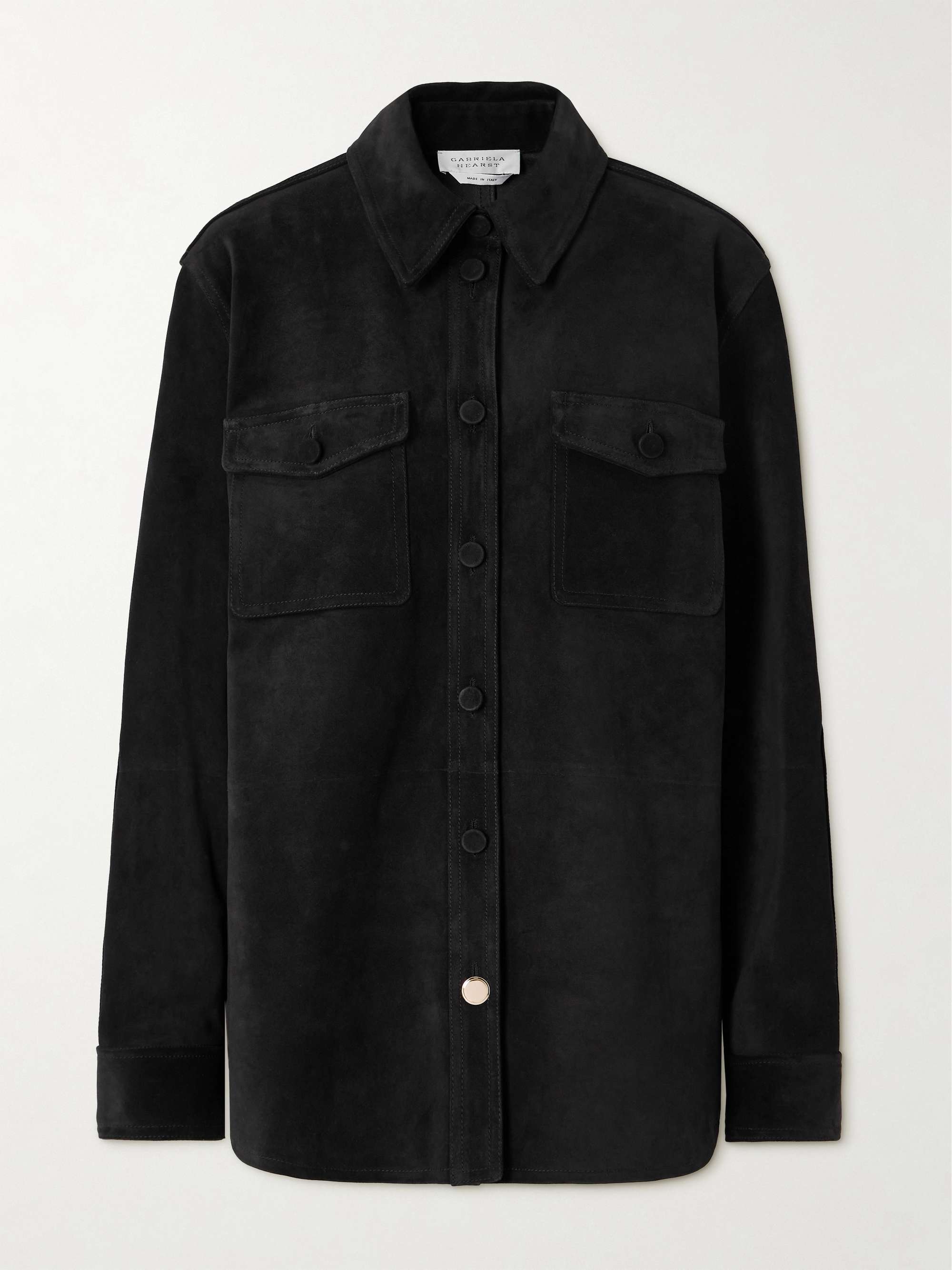 Irene suede shirt view