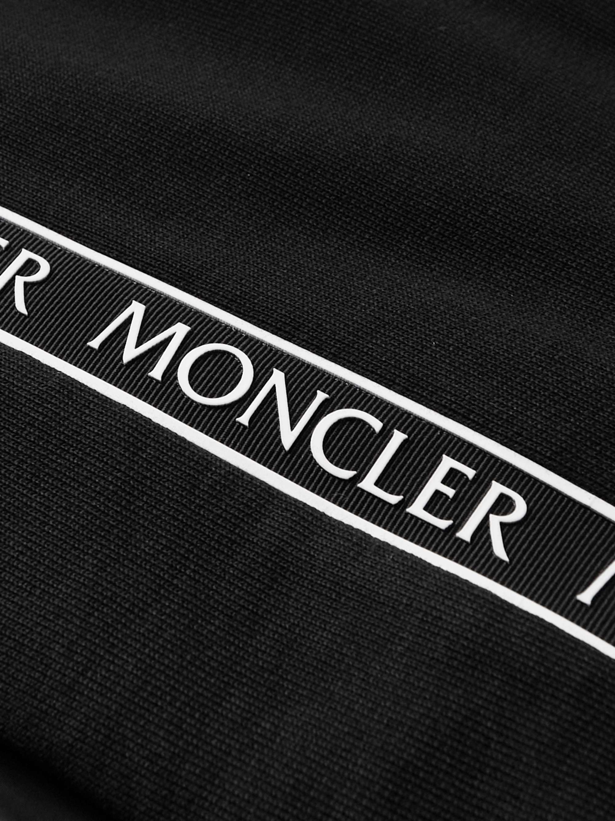 Logo-Appliquéd Cotton-Jersey and Shell Track Jacket view